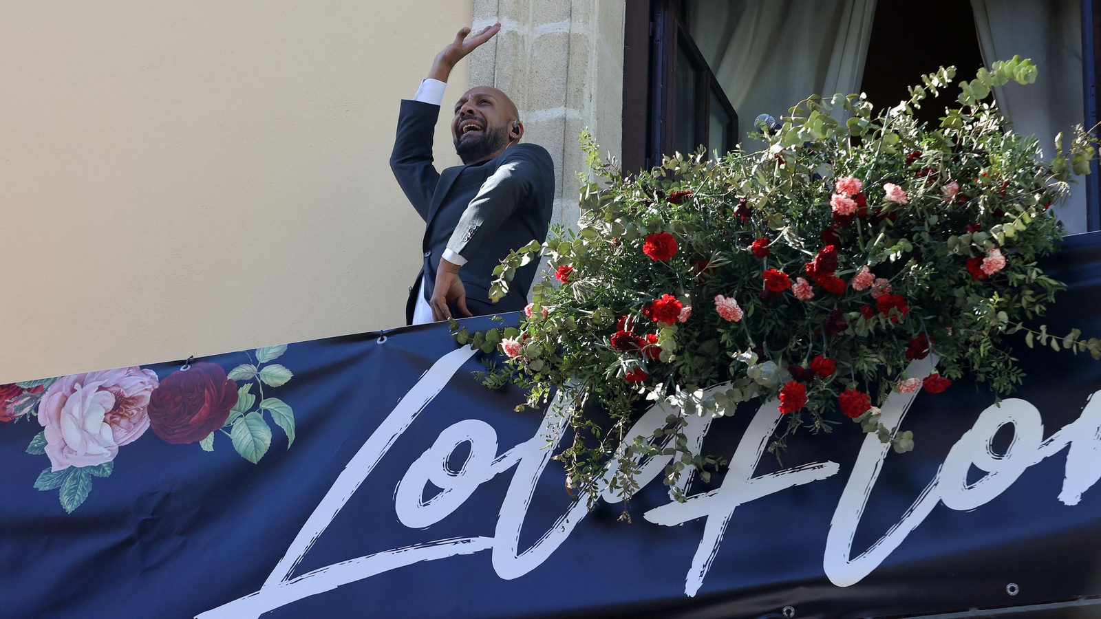 Imágenes de los balcones de Lola Flores en Jerez