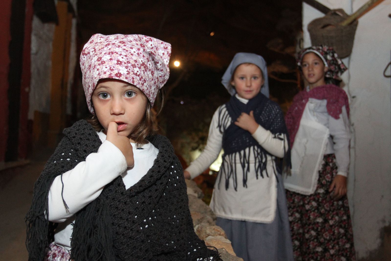 Imágenes de la inauguración del Belén viviente de Beas