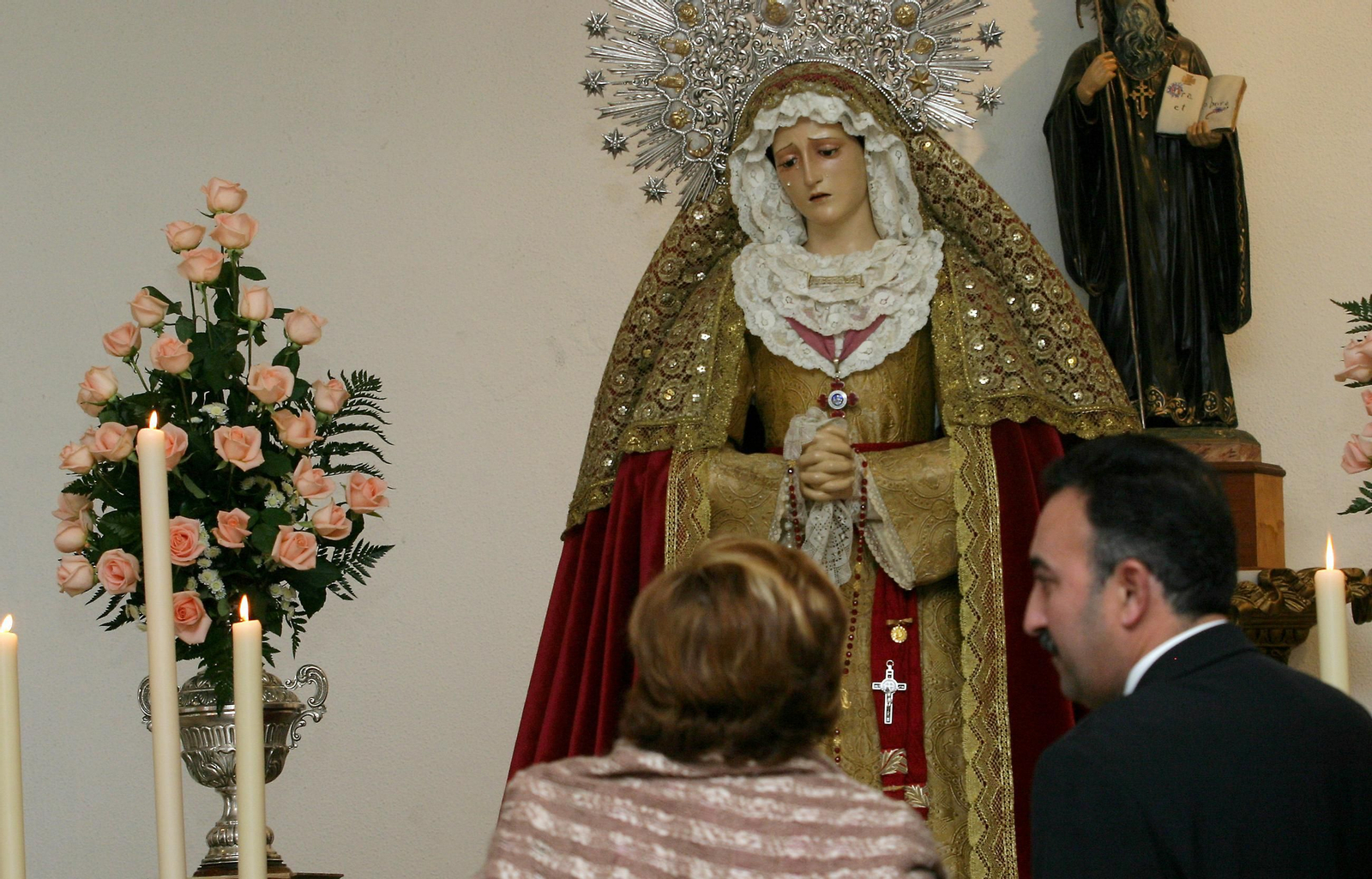 2006. Nuestra Señora de la Amargura tras la restauración a la que fue sometida