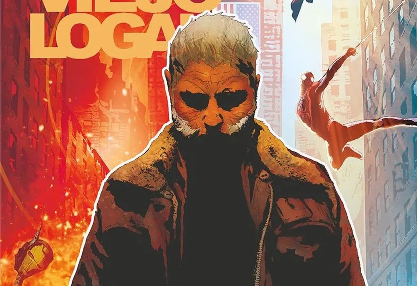 Detalle de la portada del cómic.