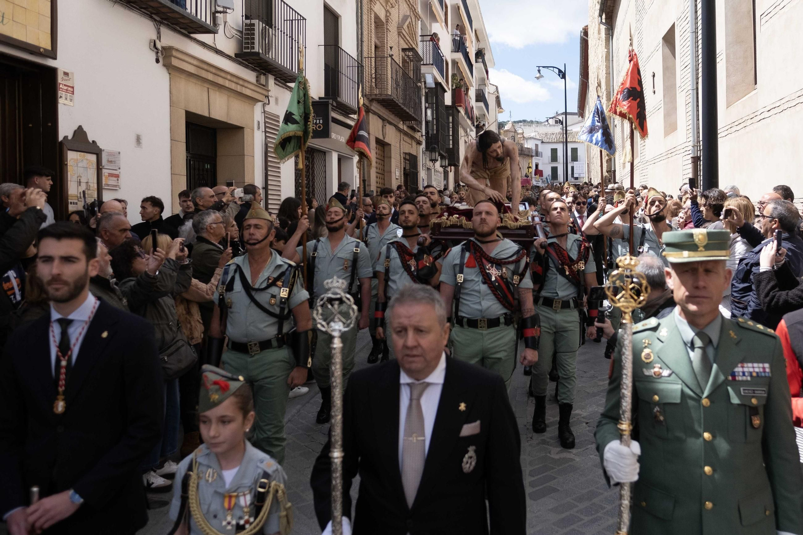 La Legión en el Miércoles Santo de Antequera, en imágenes