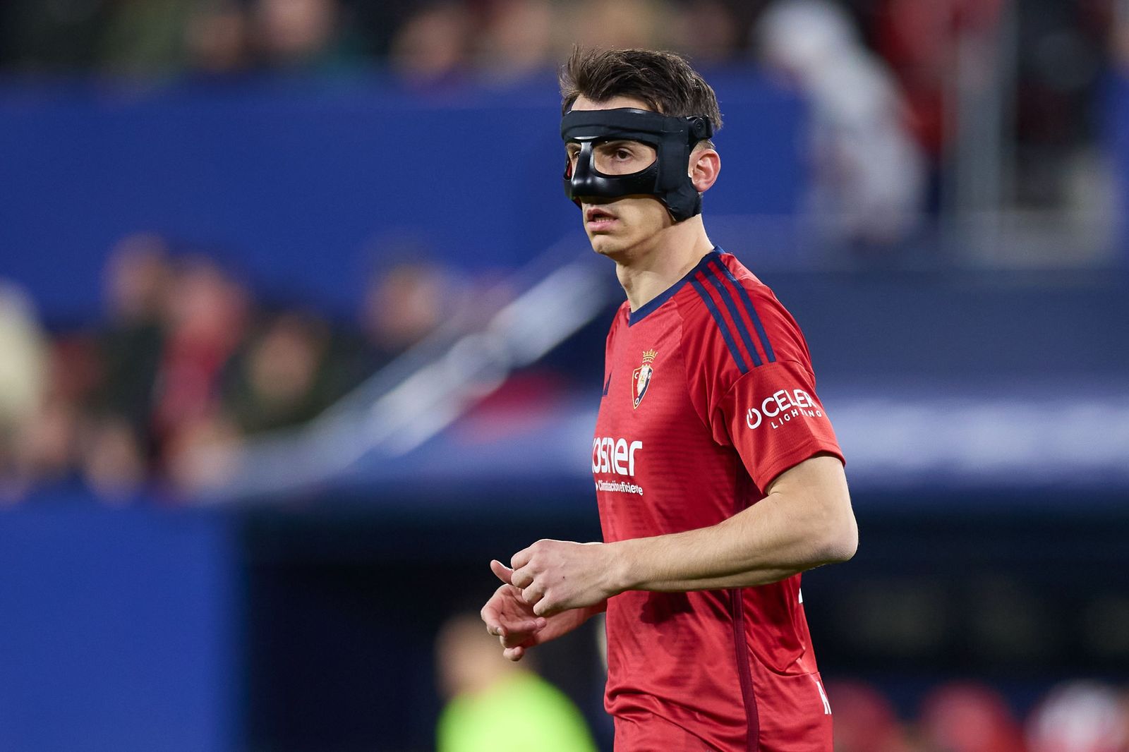 Budimir lució mascarilla en la última jornada para evitar golpes en el rostro