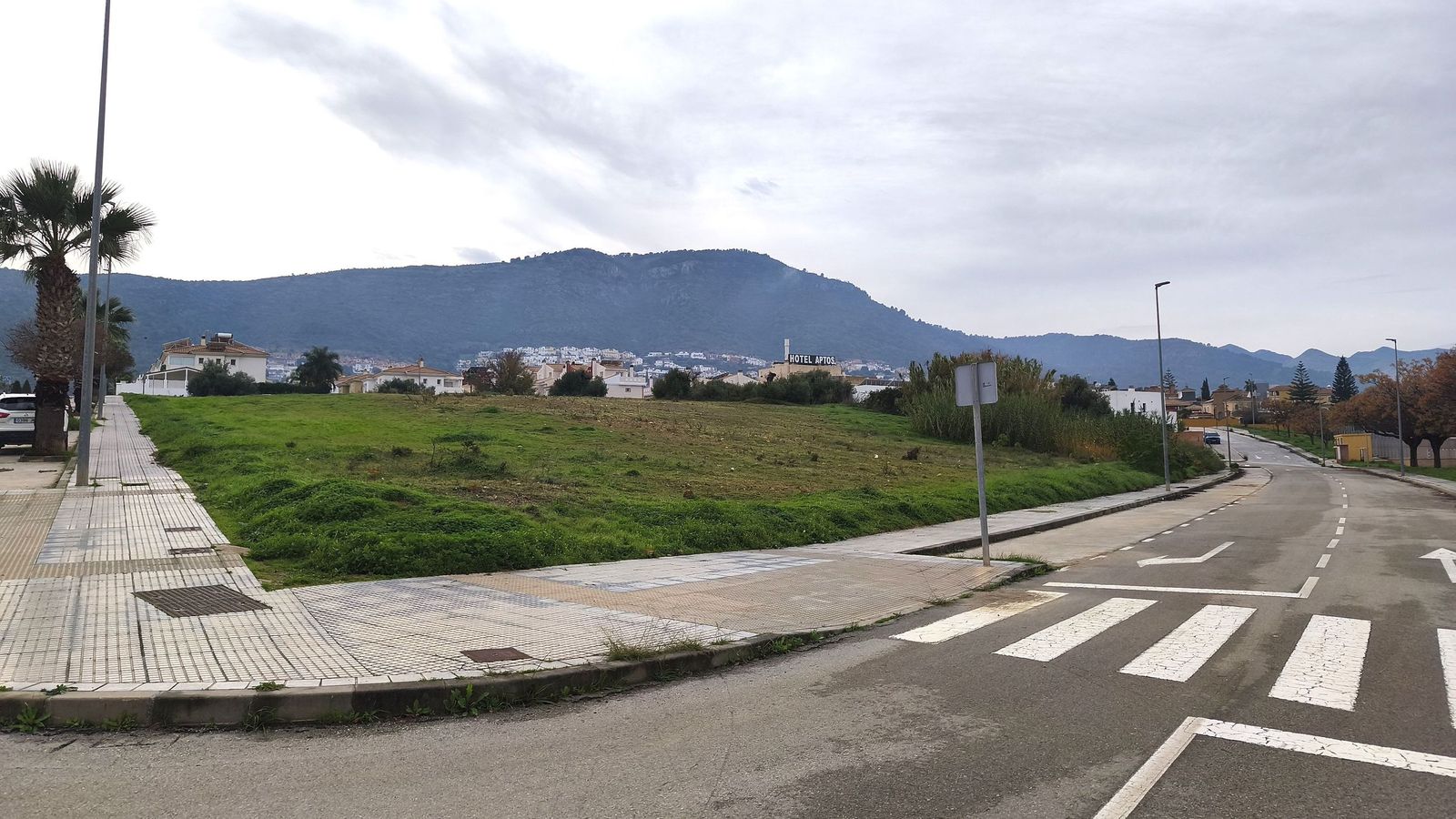 Parcela donde irá el Pabellón 'Alberto Diaz'