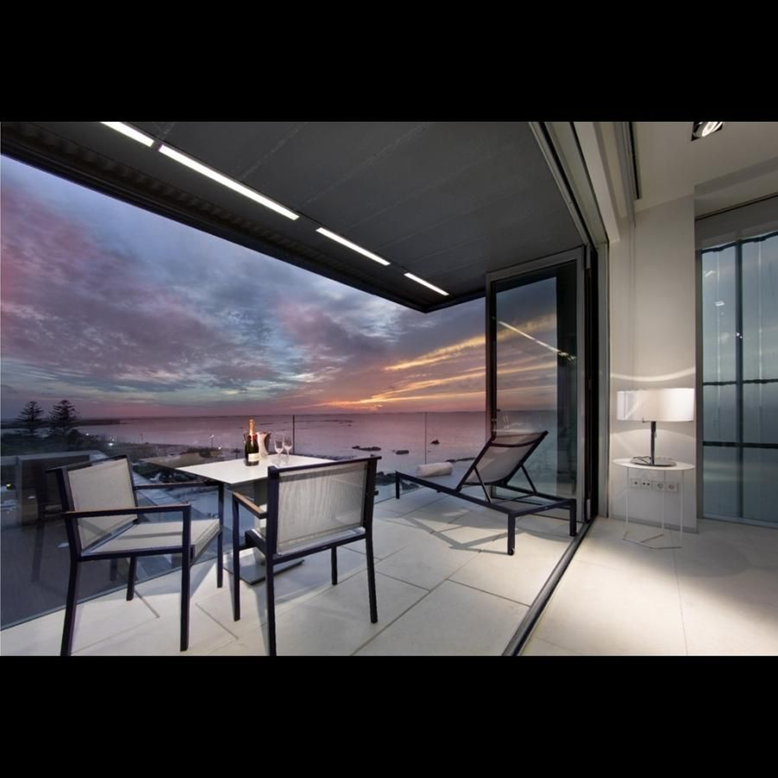 Una de las habitaciones del Parador.