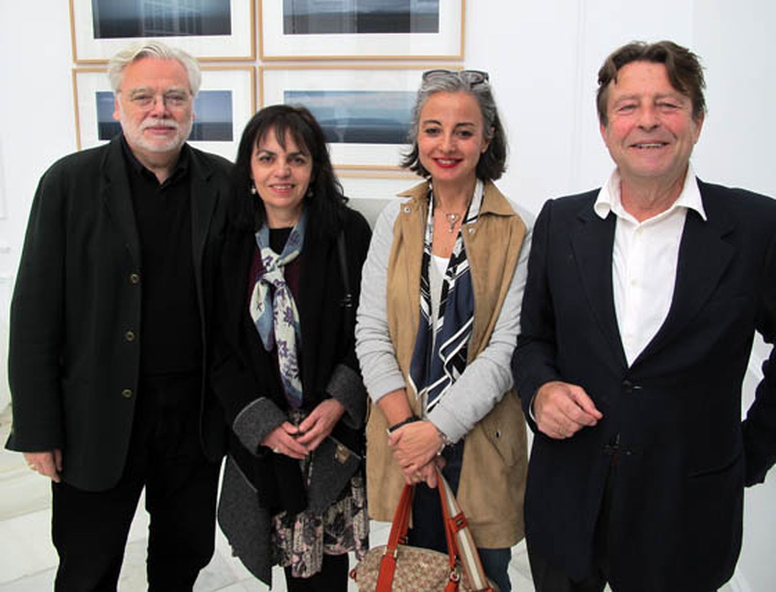 Los arquitectos Juan Ruesga y Lino Álvarez, con las empresarias Margarita Contreras y Cuqui Castellanos.

Foto: Victoria Ramírez