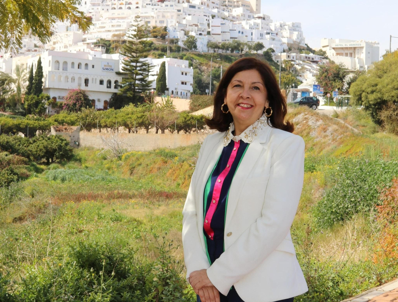 Rosa María Cano, alcaldesa de Mojácar.