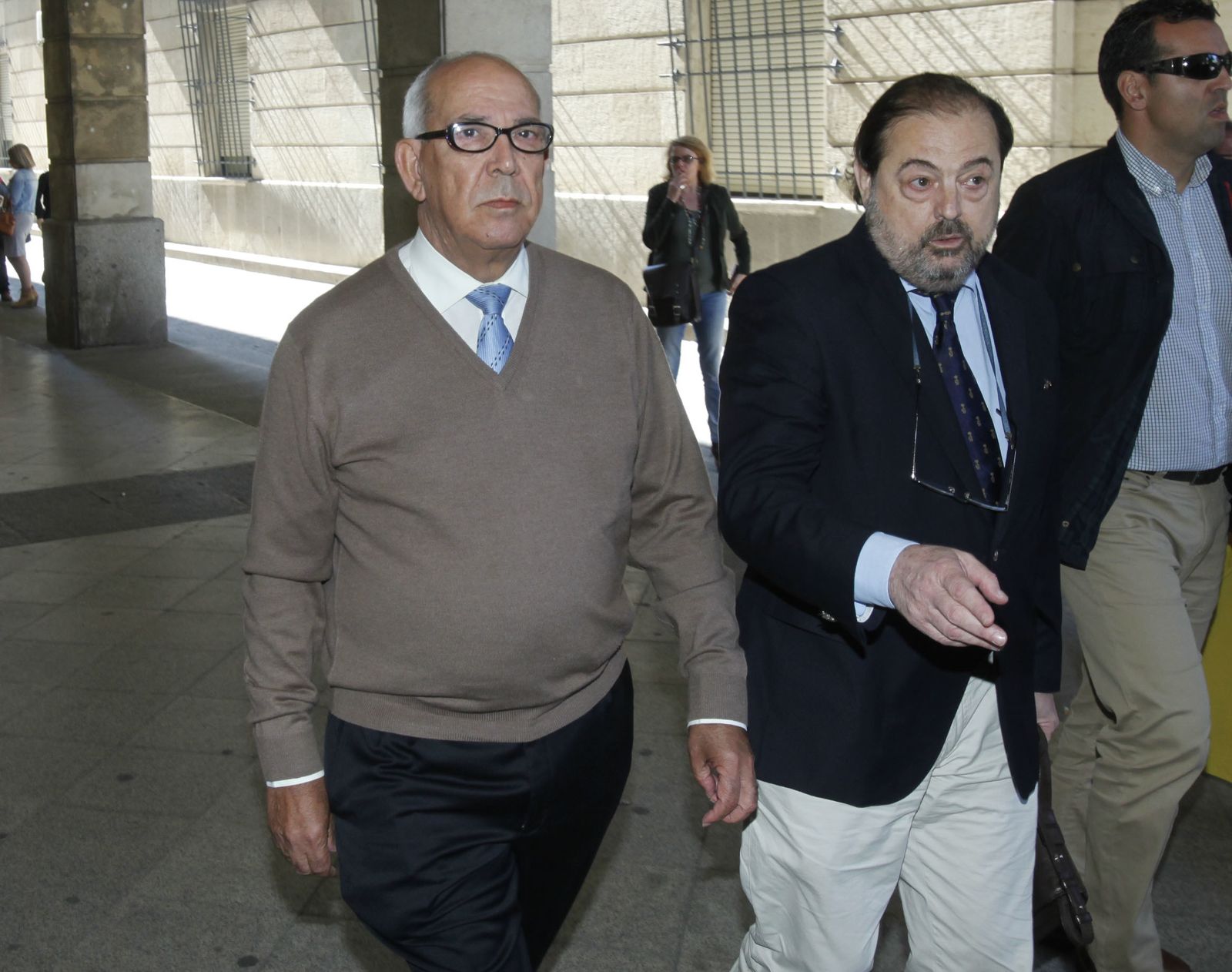 El ex concejal José Antonio García en los juzgados de Sevilla