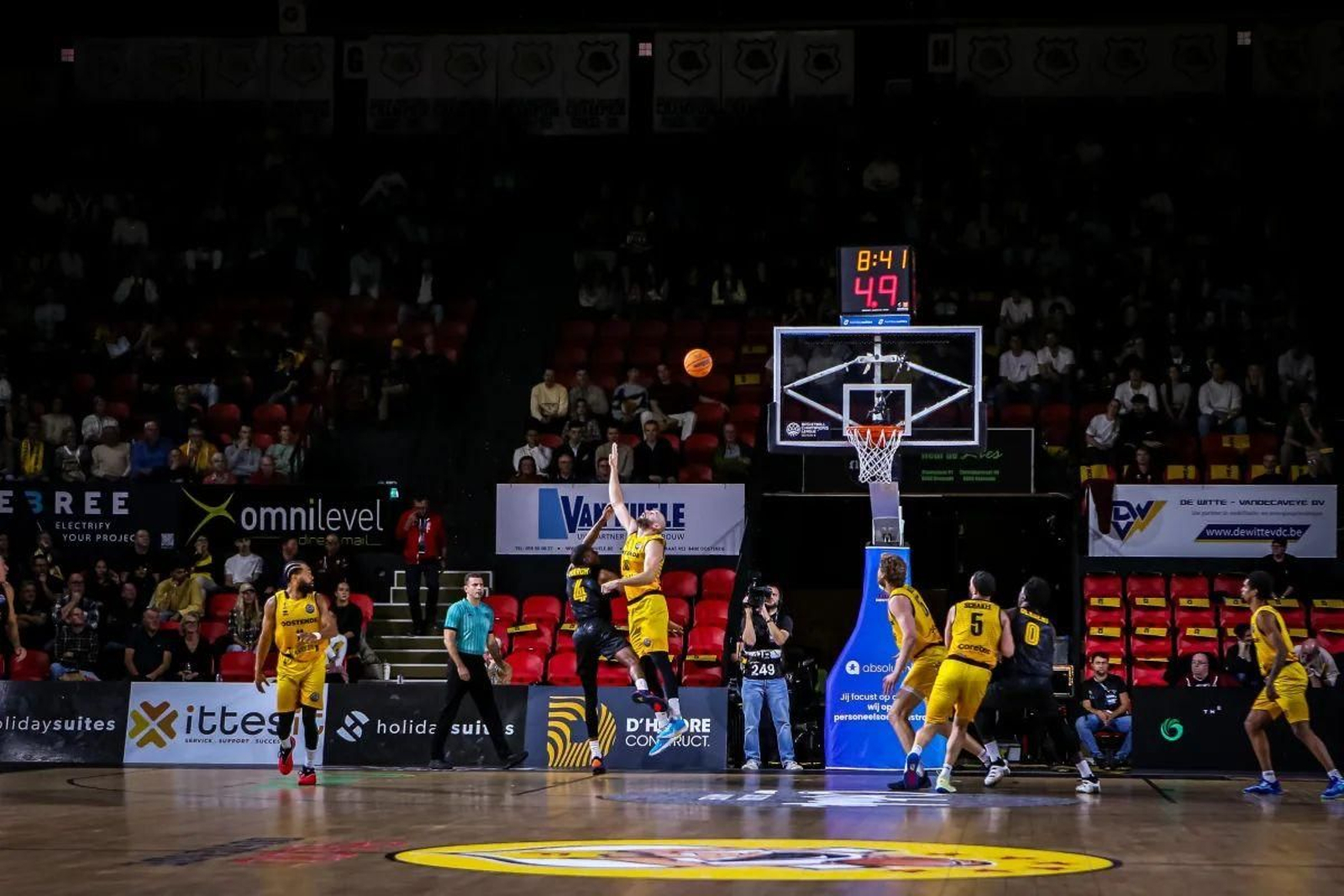 Grupo del Unicaja en BCL: El Mersin superó al Oostende (86-104)
