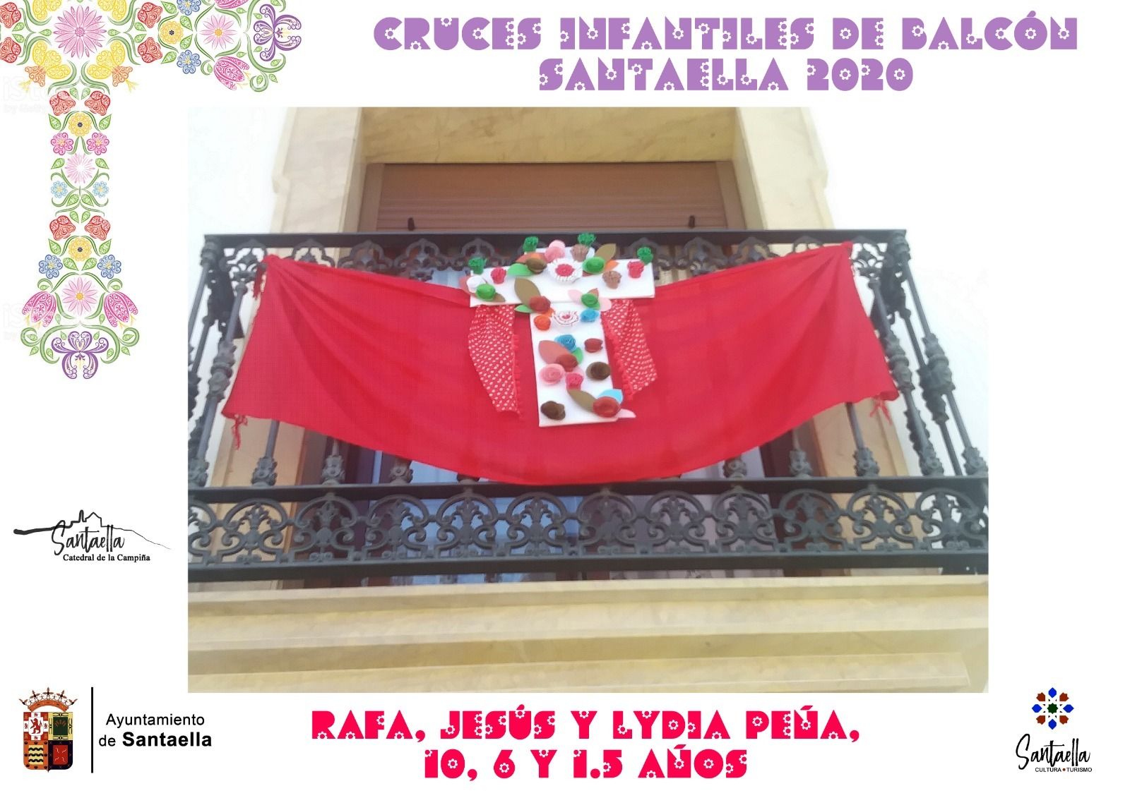 Así son las Cruces de Mayo de los niños de Santaella