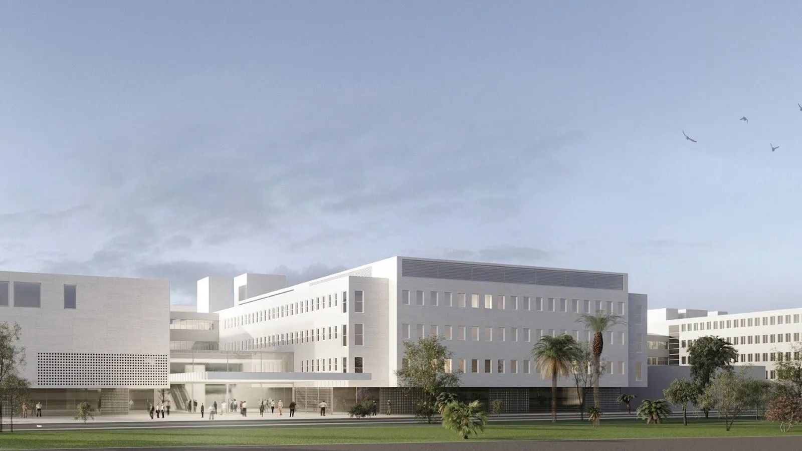 Imagen virtual del hospital Materno Infantil de Huelva.