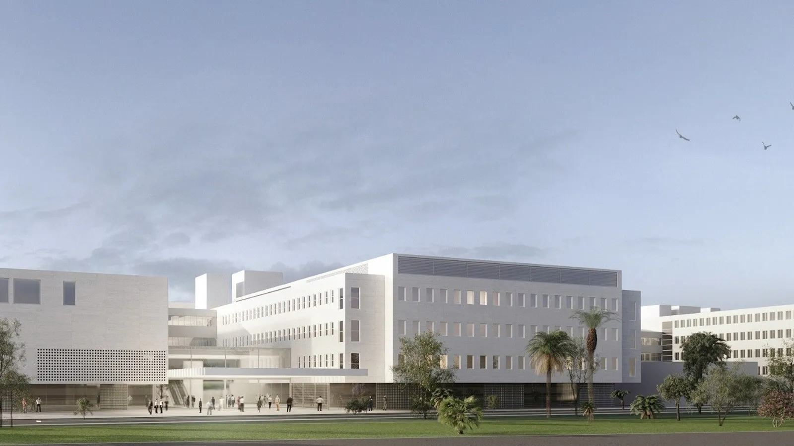 Imagen virtual del hospital Materno Infantil de Huelva.