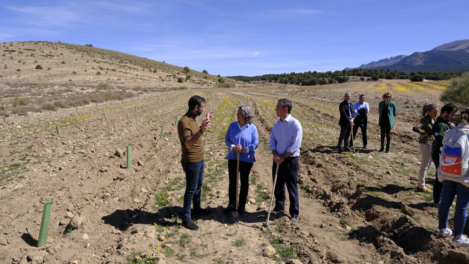 Cajamar pone 'la primera planta' para la reforestación de Sierra María-Los Vélez