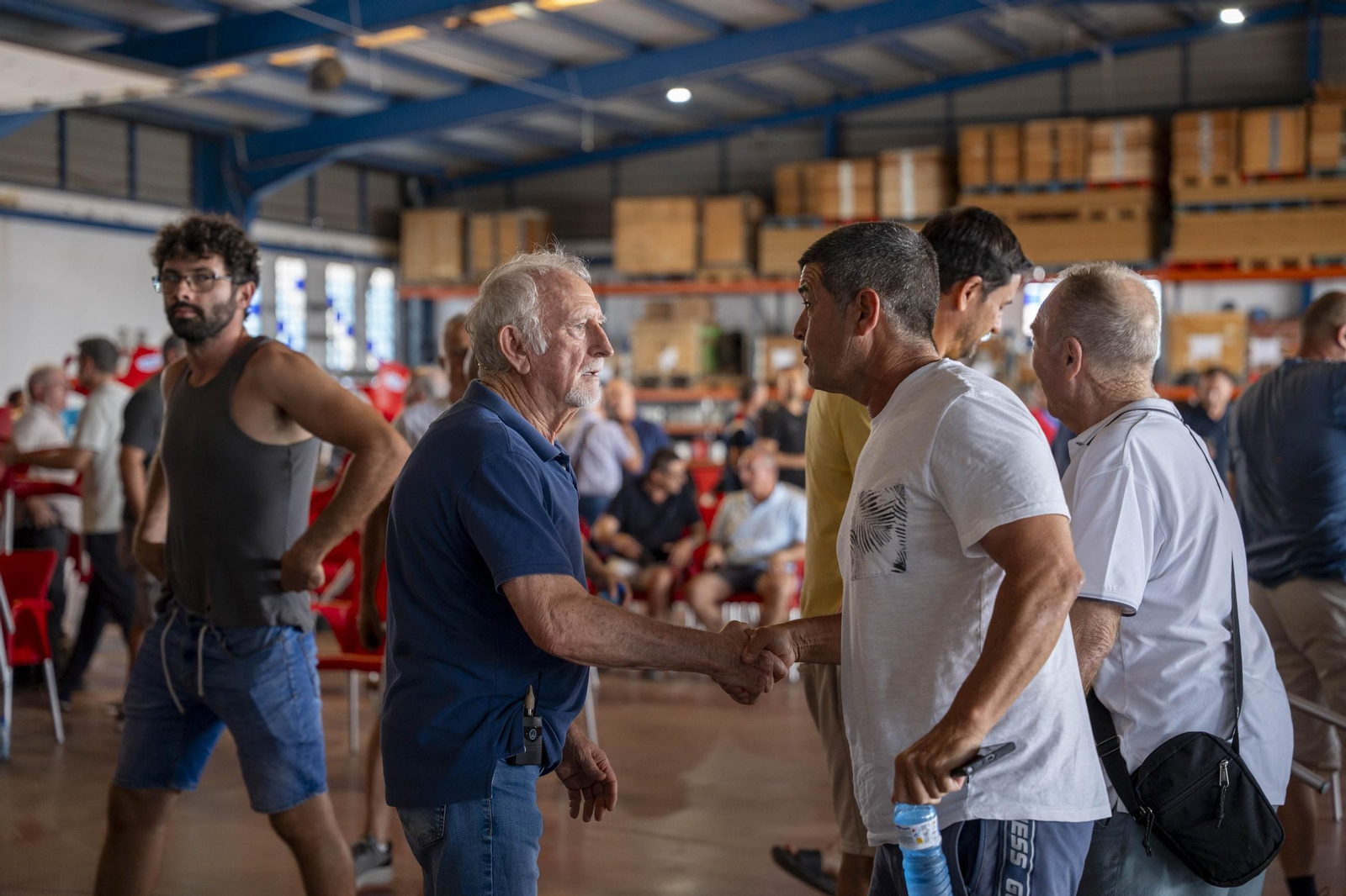Reunión de los regantes de la CUCN, en imágenes