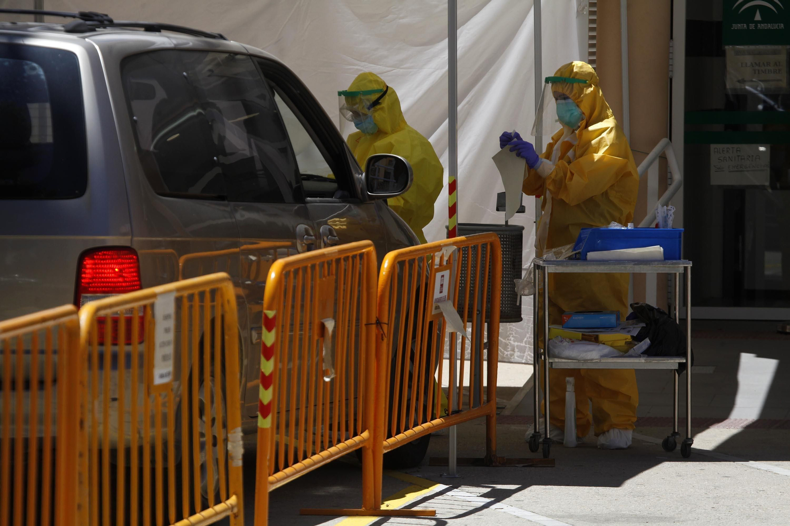 Pruebas Auto-Covid en Lepe.