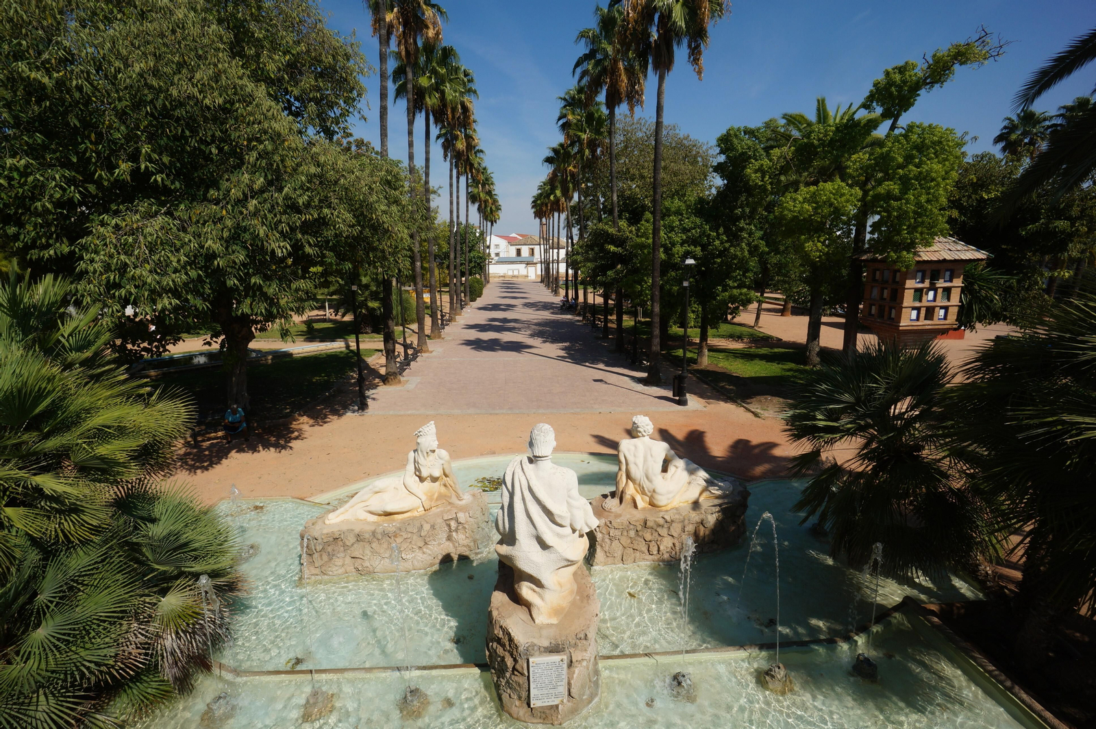 Paseo de Cervantes en Montilla.
