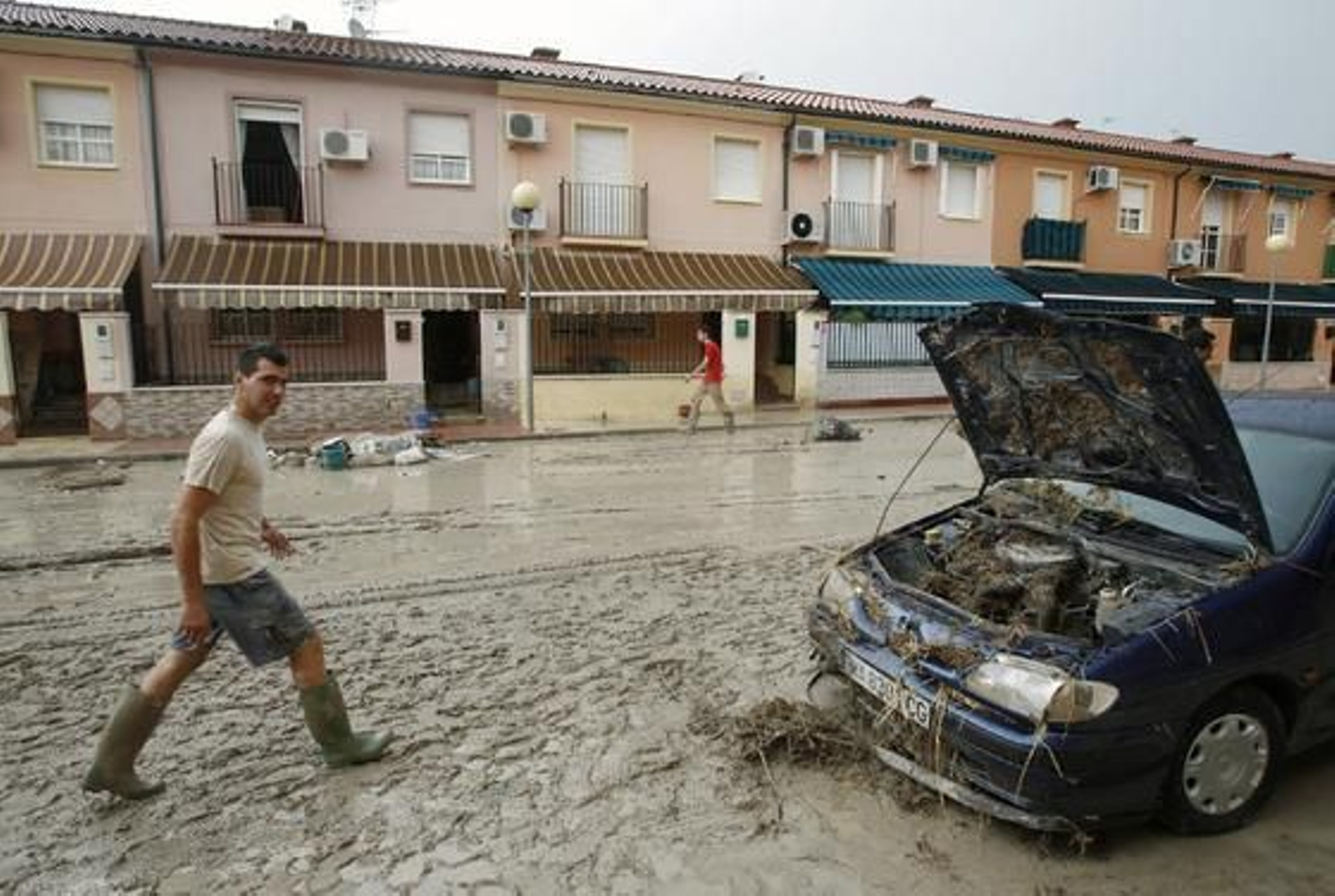 Violenta tromba de agua en Córdoba