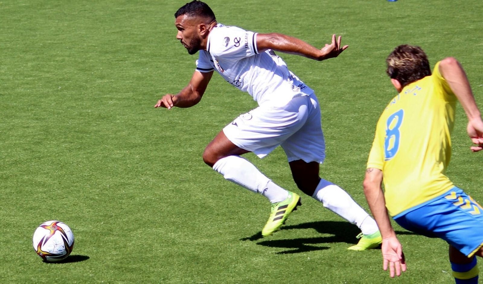 Jalid Kerkich como jugador del Ceuta.