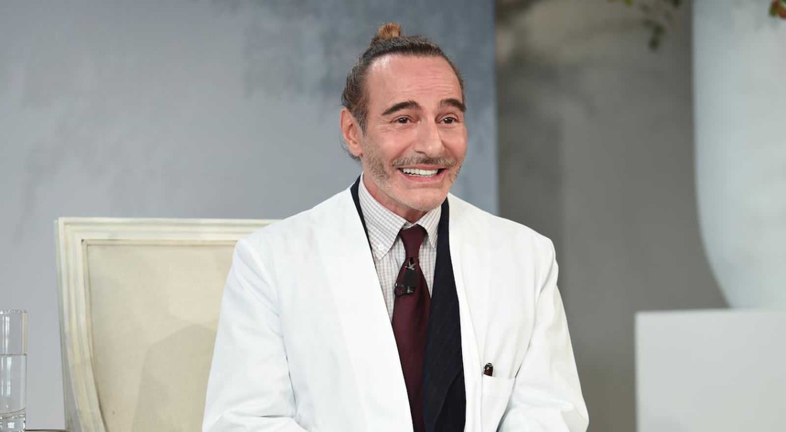 John Galliano, en una aparición reciente en la televisión francesa.