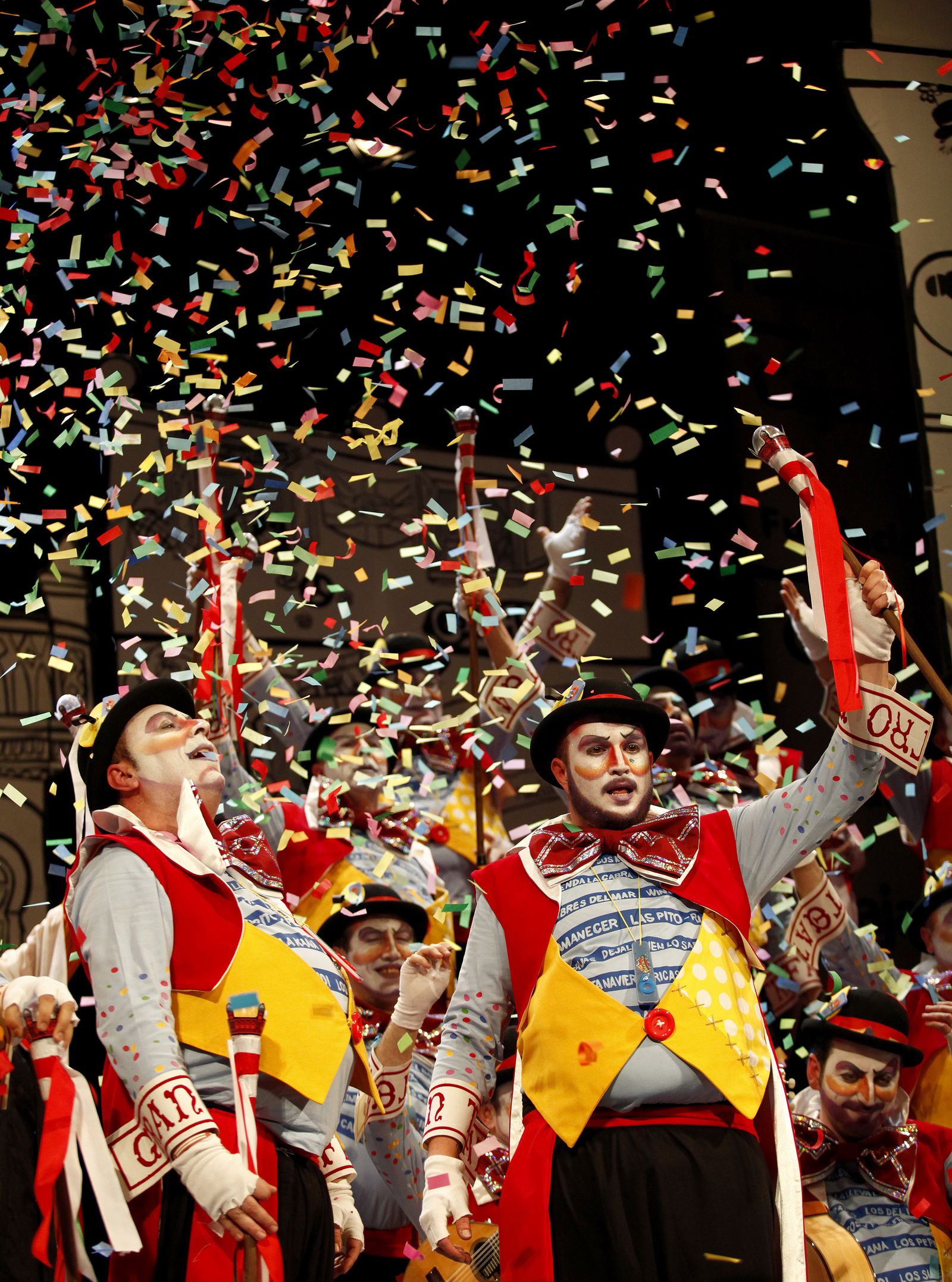 Las imágenes de la decimotercera función clasificatoria