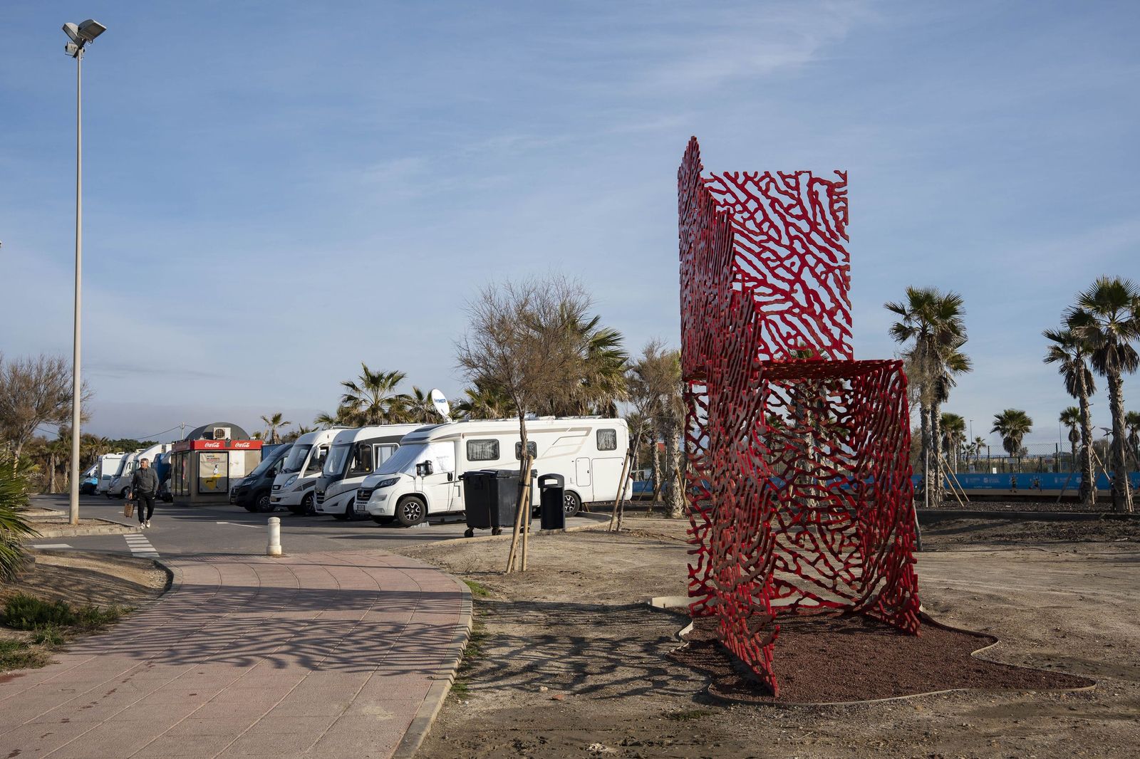 Las caravanas también están en el Delta del Andarax y la playa del Zapillo.