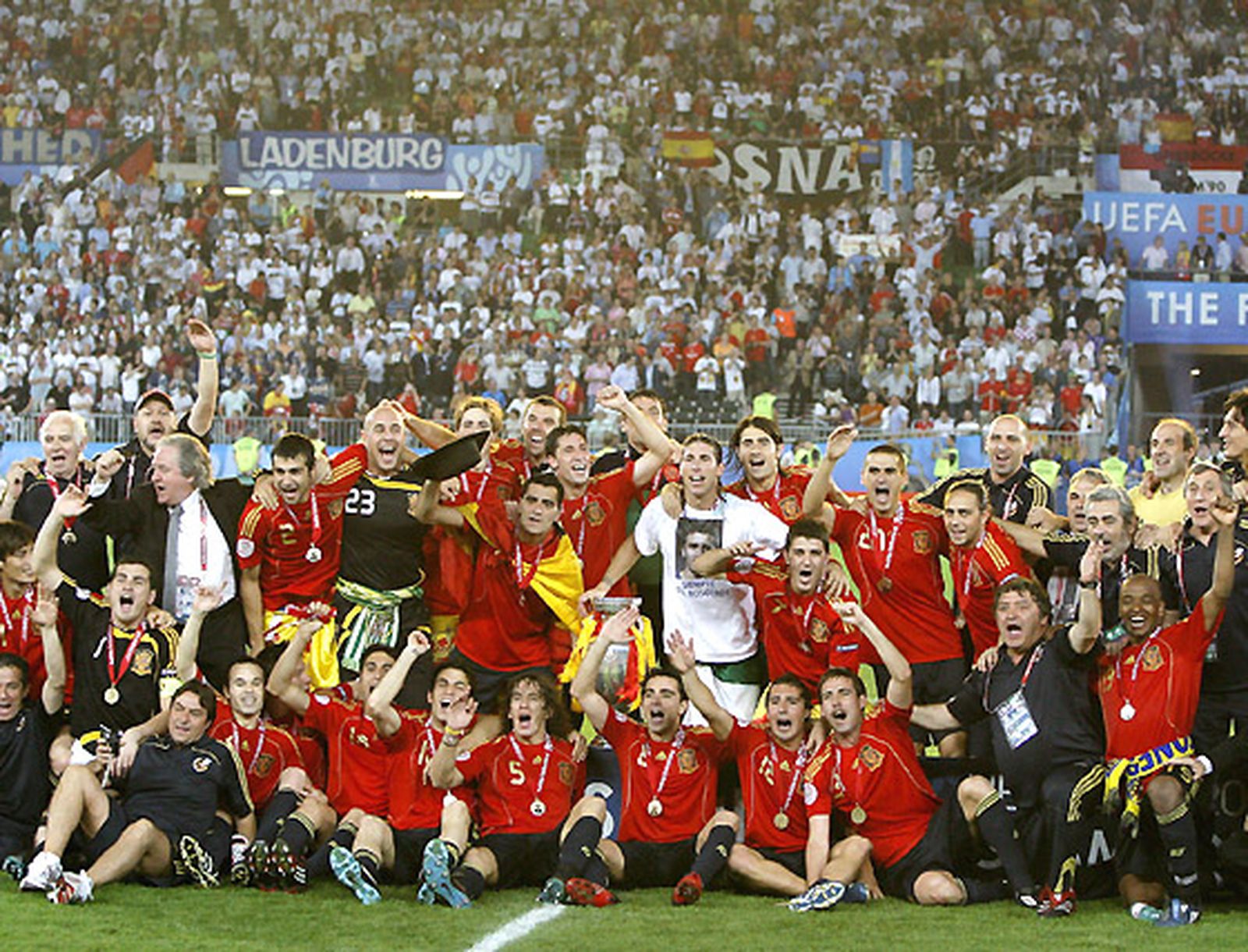 El camino de España hacia la Eurocopa de 2012