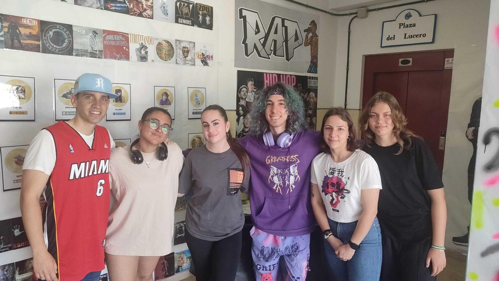 Con el rapero Annarce.