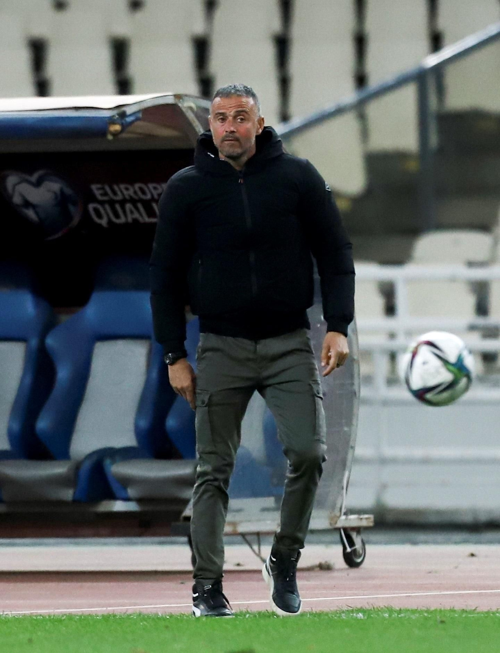 Las imágenes del Grecia-España de clasificación para el Mundial de Catar 2022