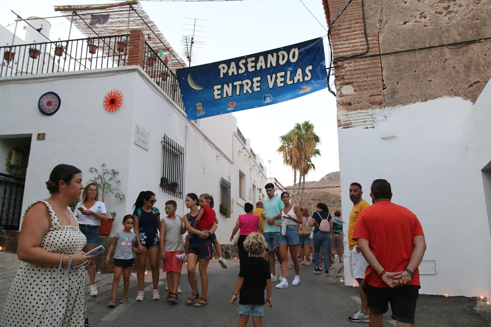 Las imágenes de la Noche de las Velas en Vícar