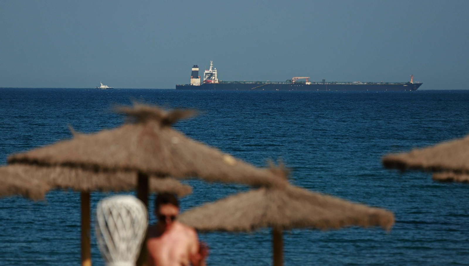 El petrolero retenido por las autoridades gibraltareñas.