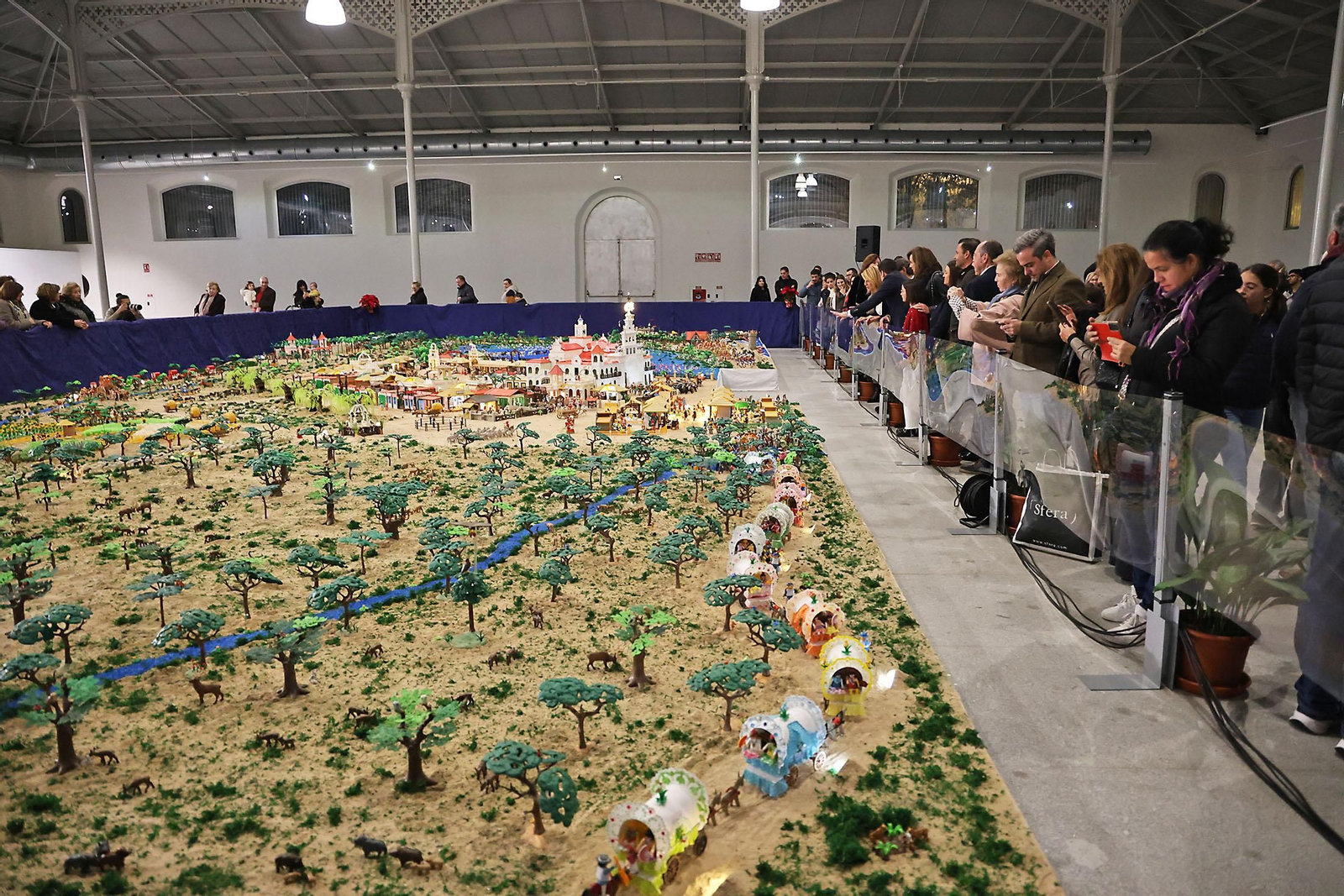 Imágenes del Belén de Playmobil más grande del mundo dedicado al Rocío