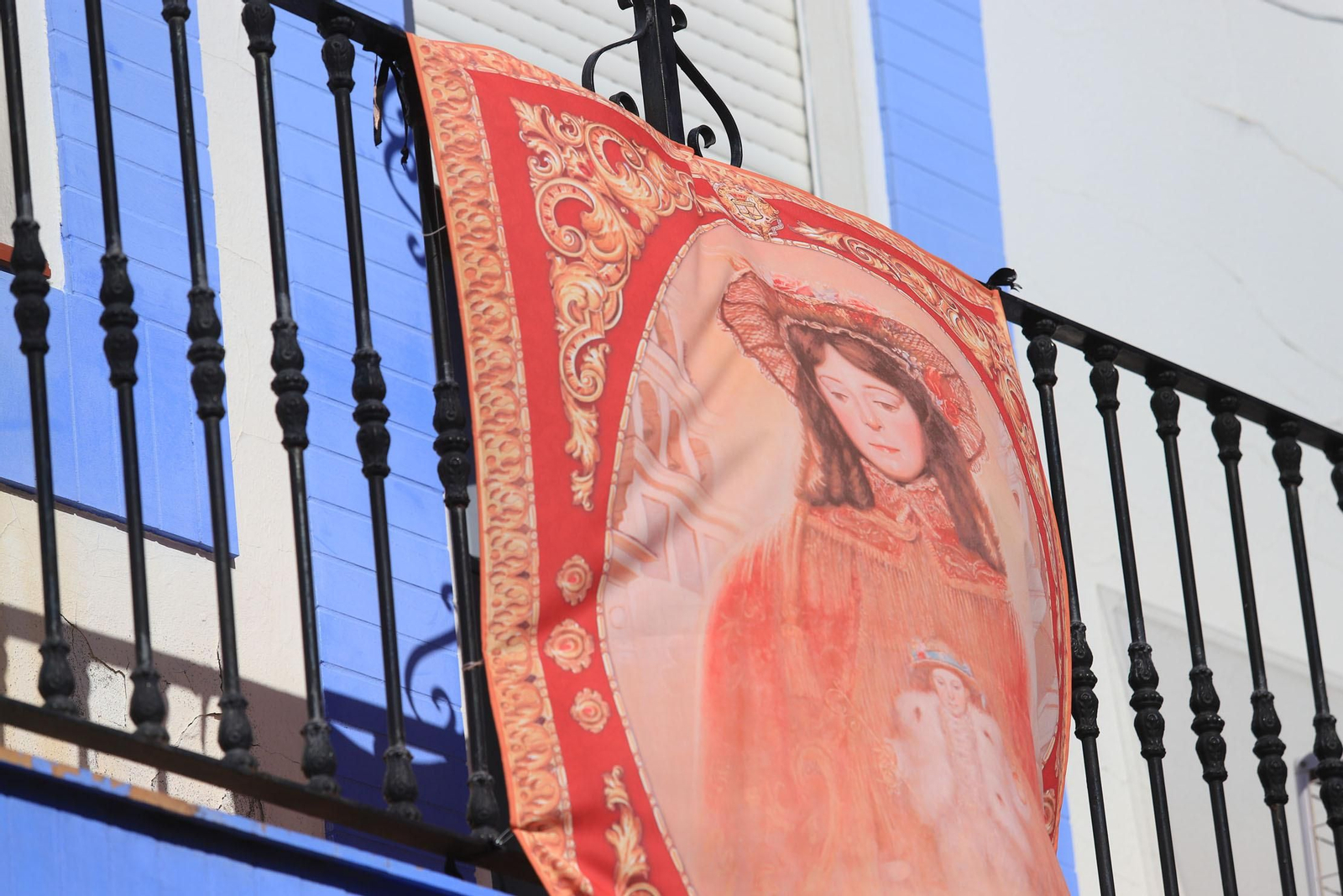 Imágenes de la llegada de la peregrinación de Emigrantes a Almonte acompañando a la Hermandad de San Juan del Puerto