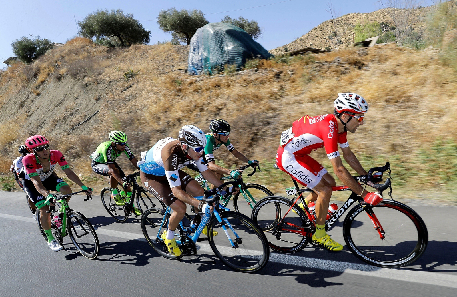 Las imágenes de la segunda etapa de La Vuelta: Marbella-Caminito del Rey