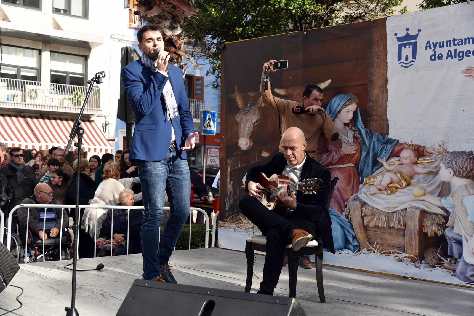 Homenaje al Reloj de la Palma y campanadas Infantiles