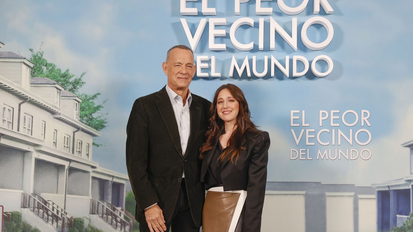 Tom Hanks y Mariana Treviño