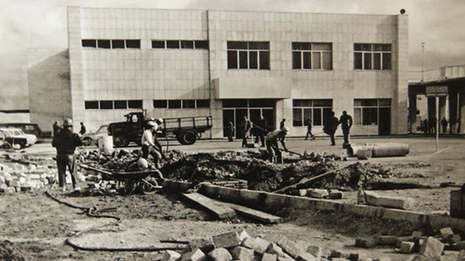 Construcción de la nueva Estación marítima. 1970-71