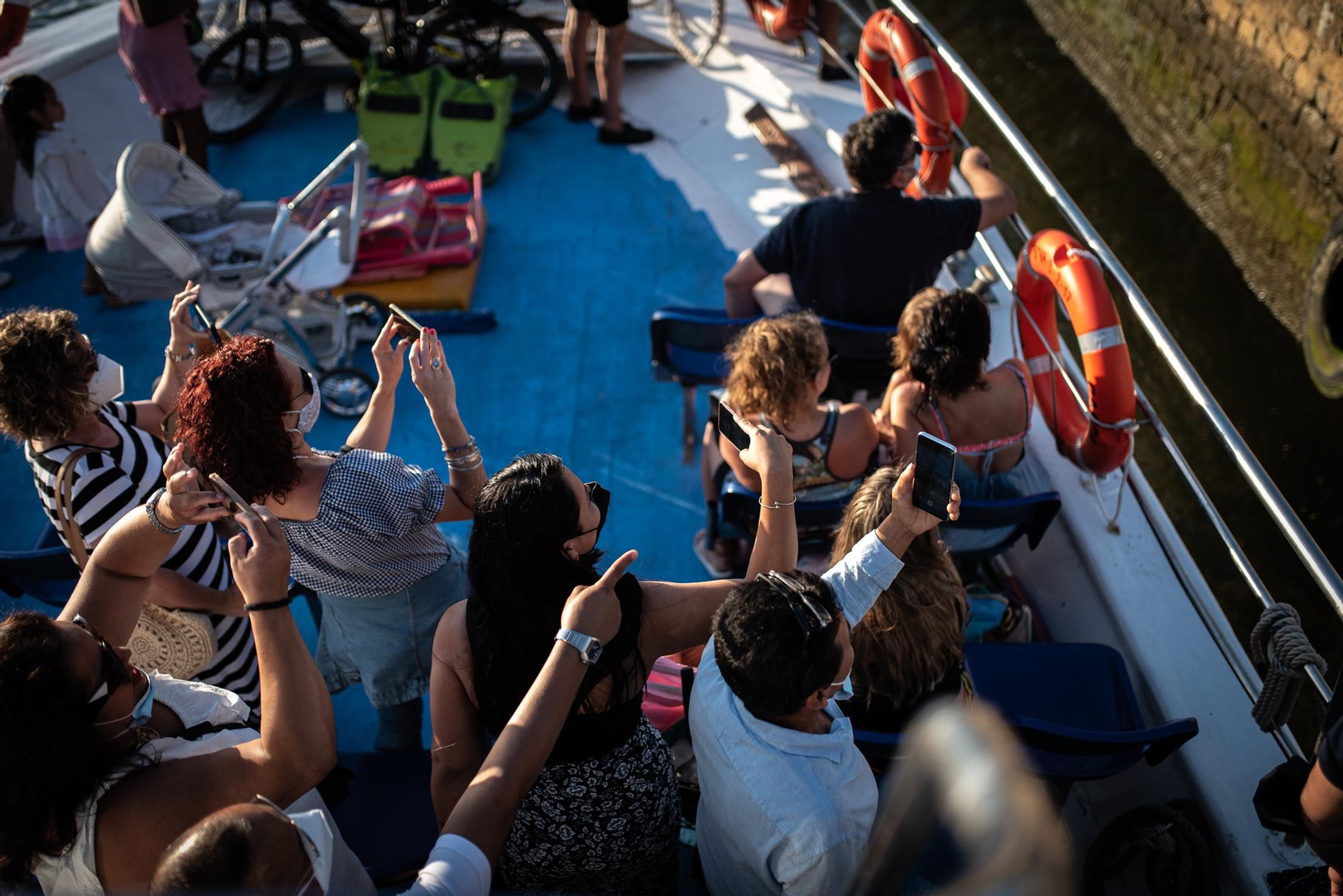 Un paseo en la Canoa de Punta Umbría en imágenes