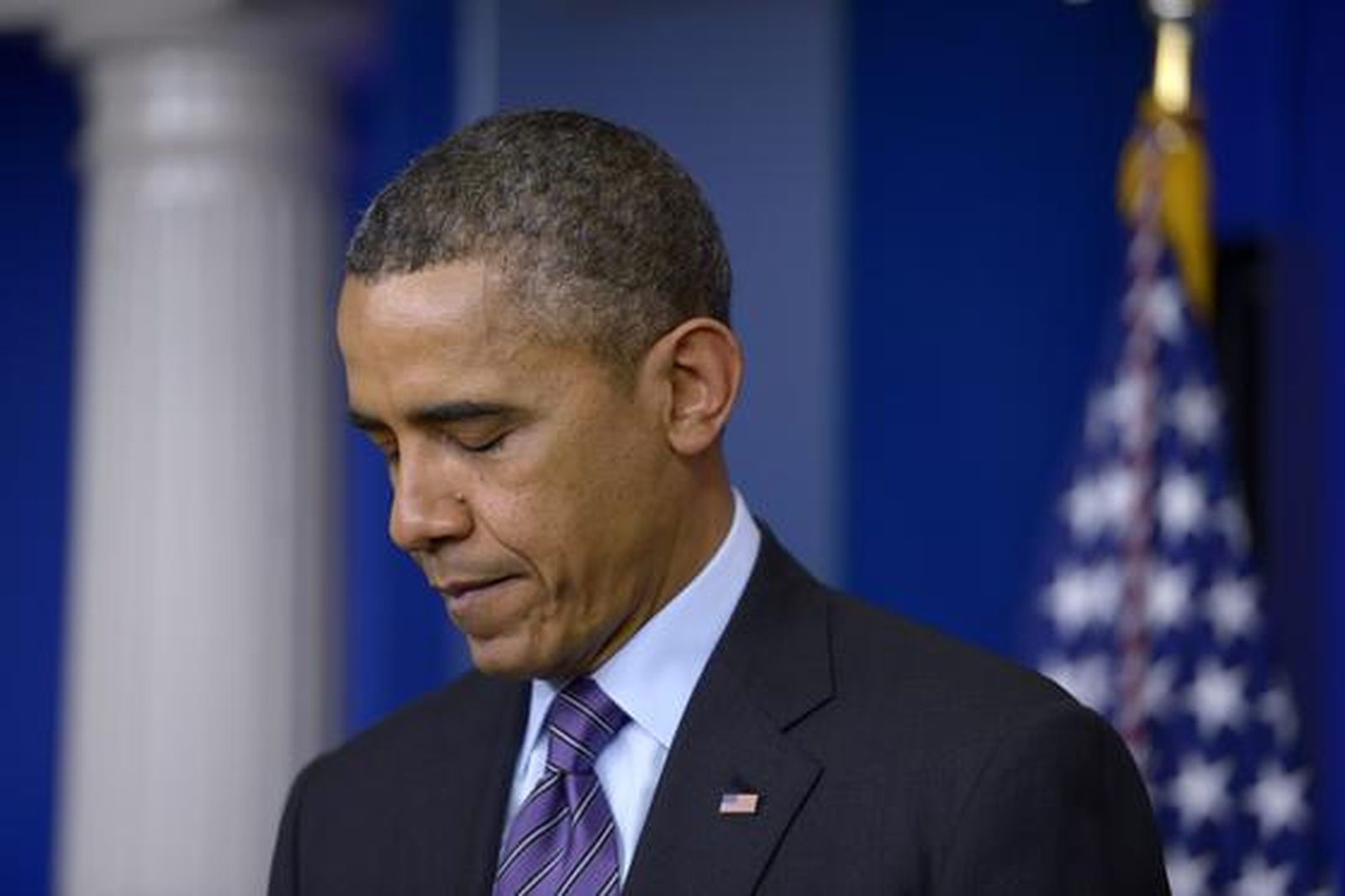Obama no oculta su malestar por la muerte de Mandela en una rueda de prensa.

Foto: EFE