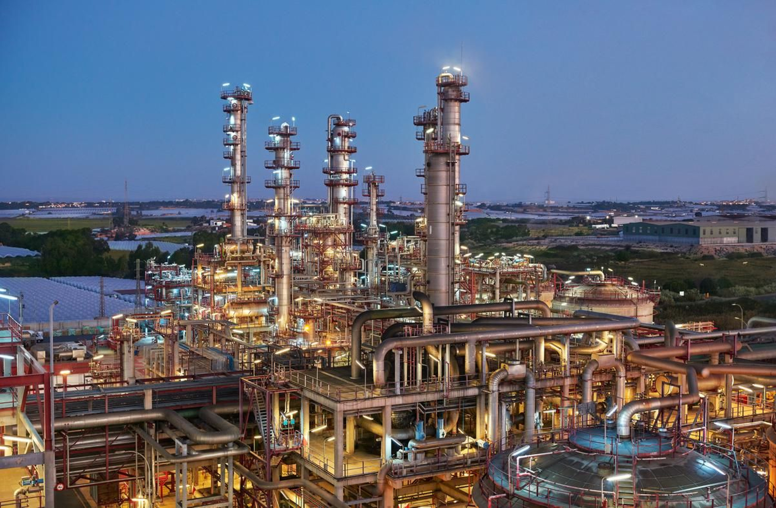 Planta química de Cepsa en Palos.