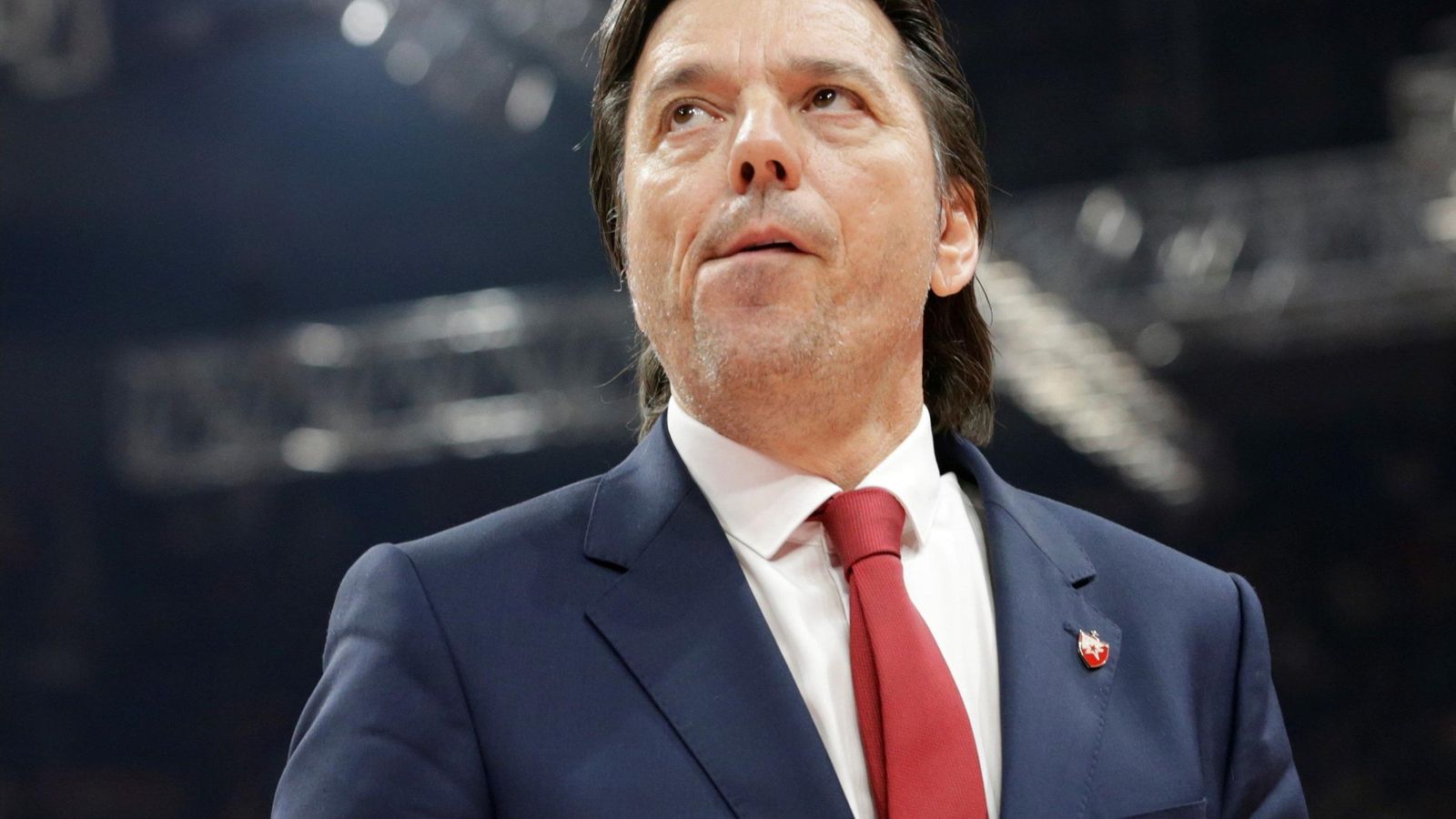 Gavrilovic, en un partido de Euroliga con el Estrella Roja ante el Real Madrid.