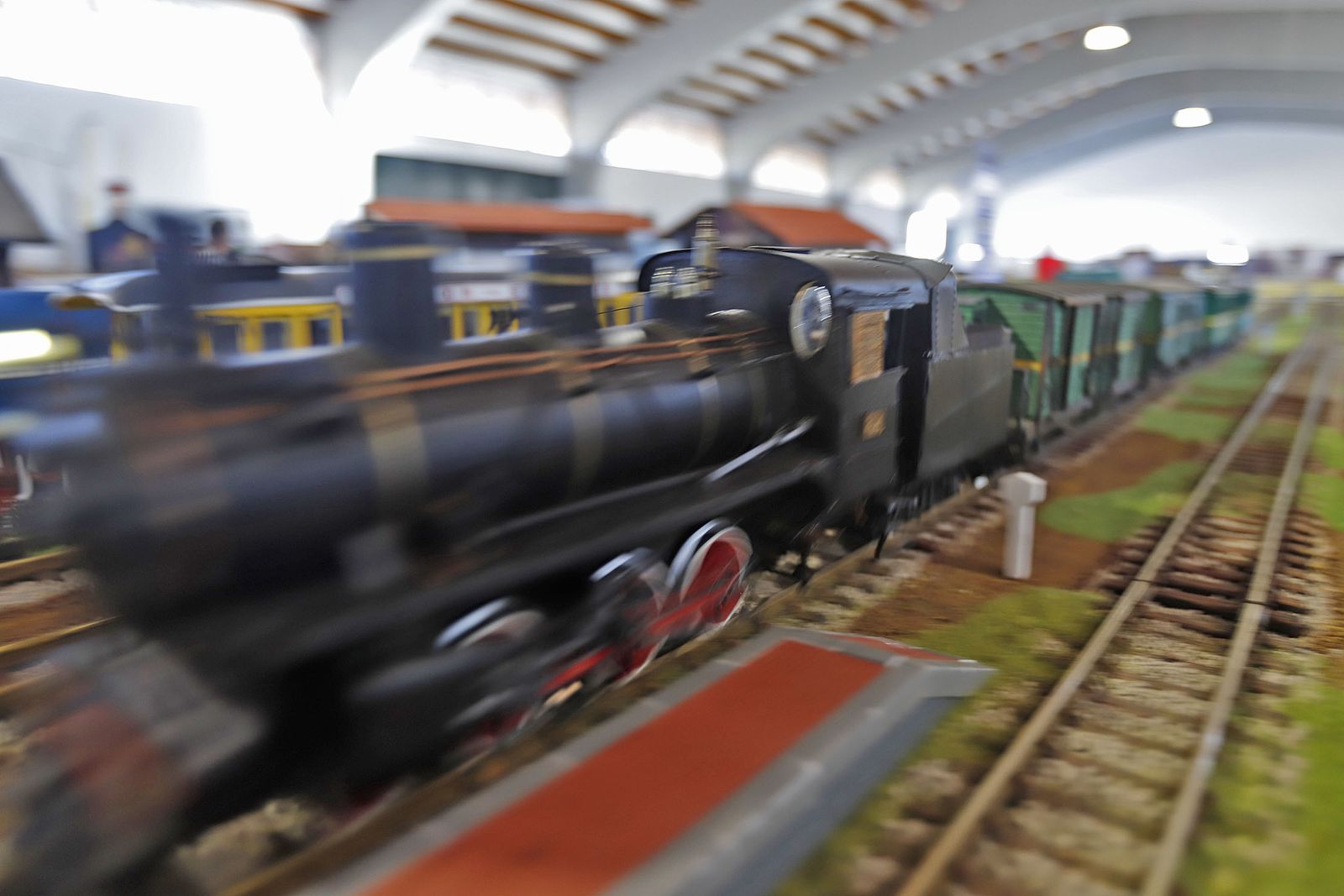 Imágenes de la exposición del 'Encuentro de Modelismo Ferroviario Huelva 2021',