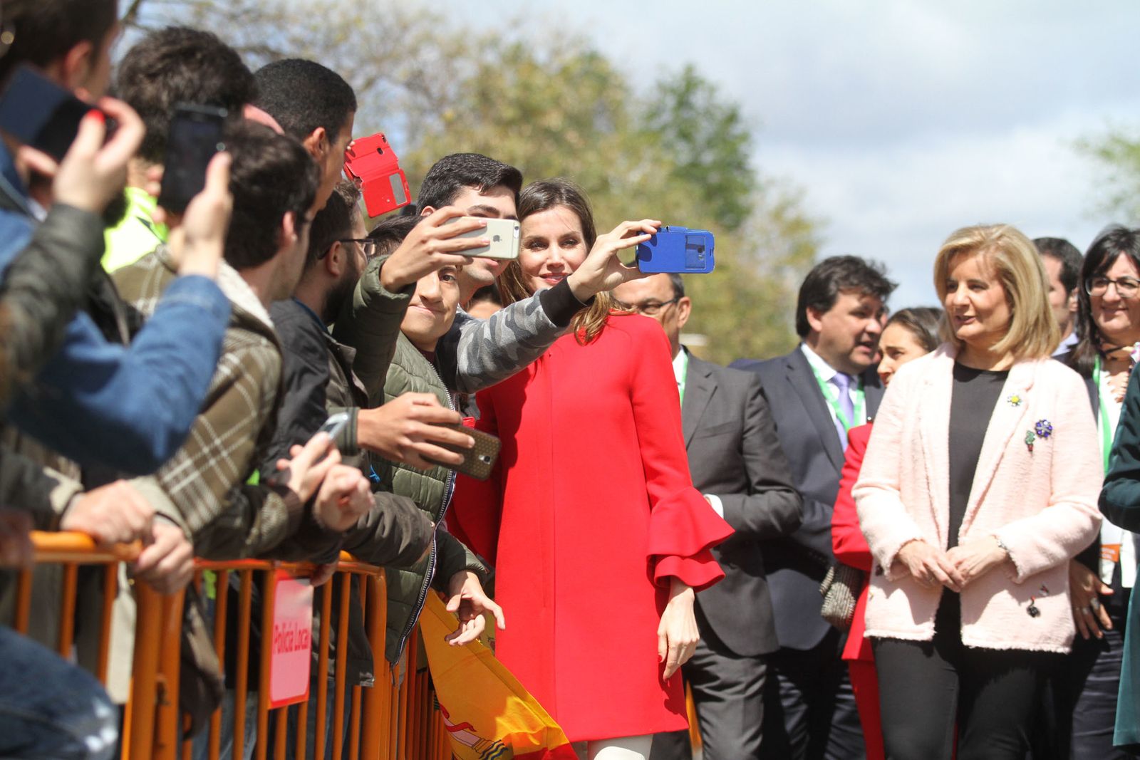 Imágenes de la visita de la reina Letizia a Huelva