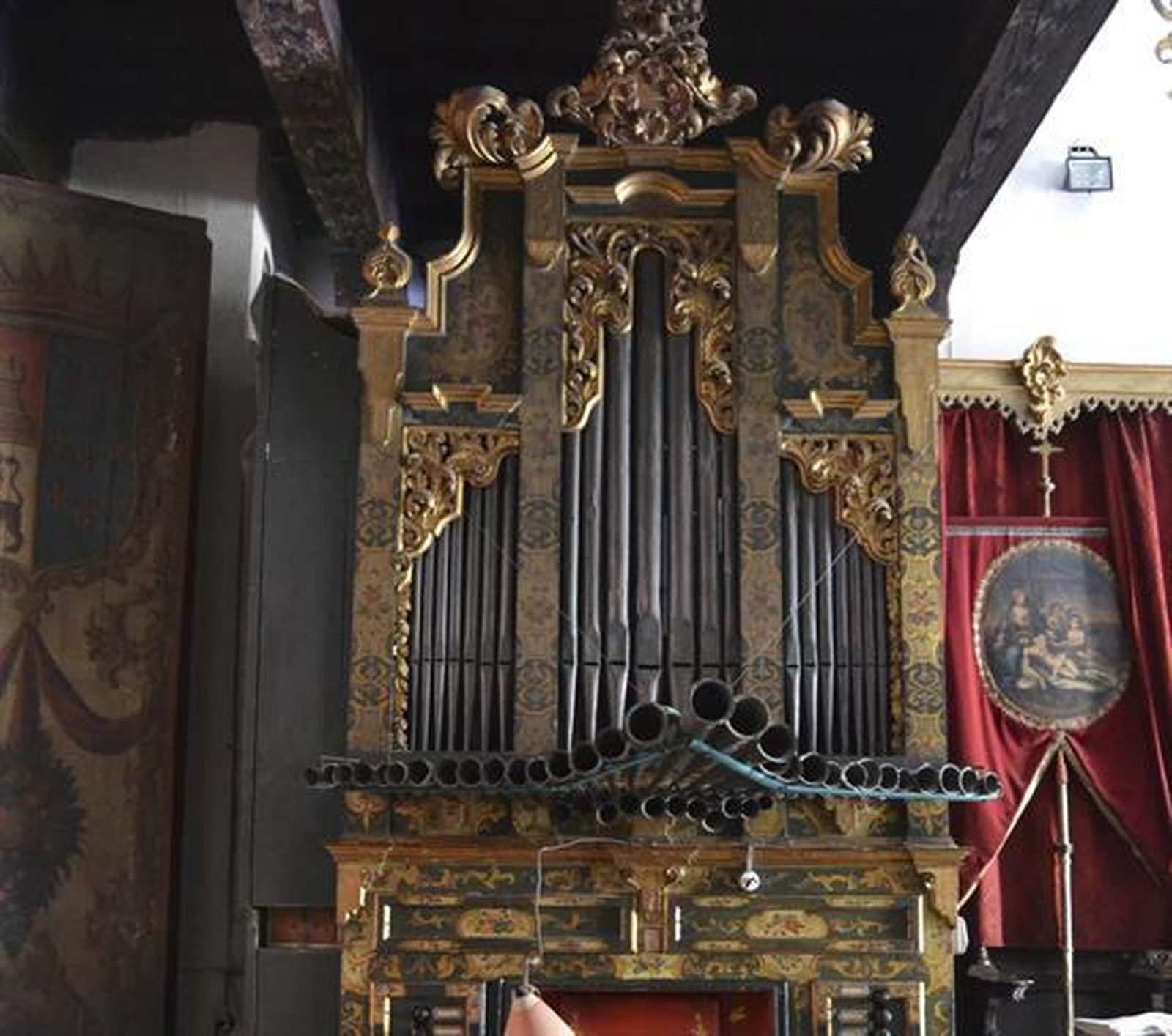 El famoso órgano de Santa Inés