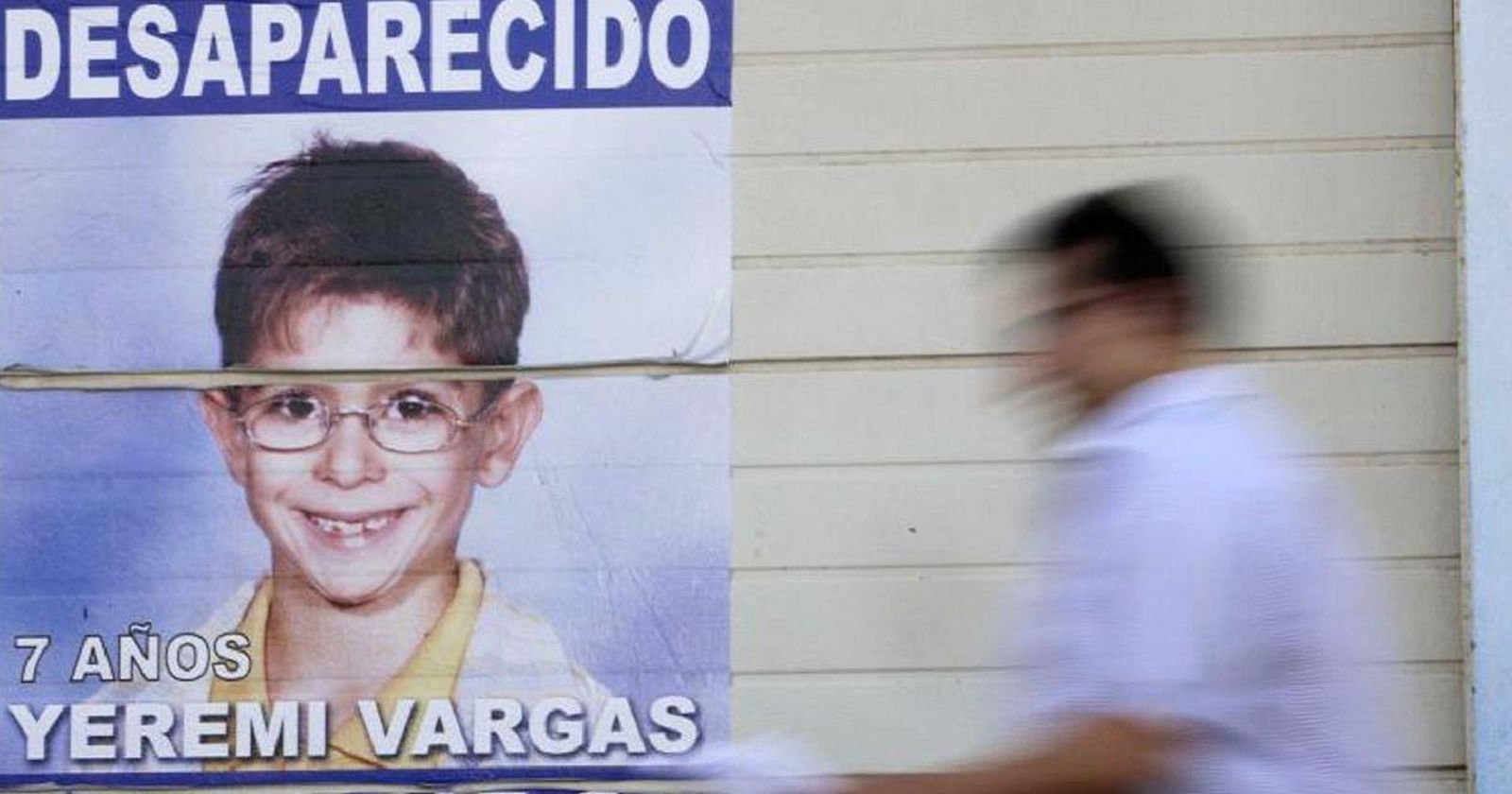 Cartel de búsqueda de Yéremi Vargas.