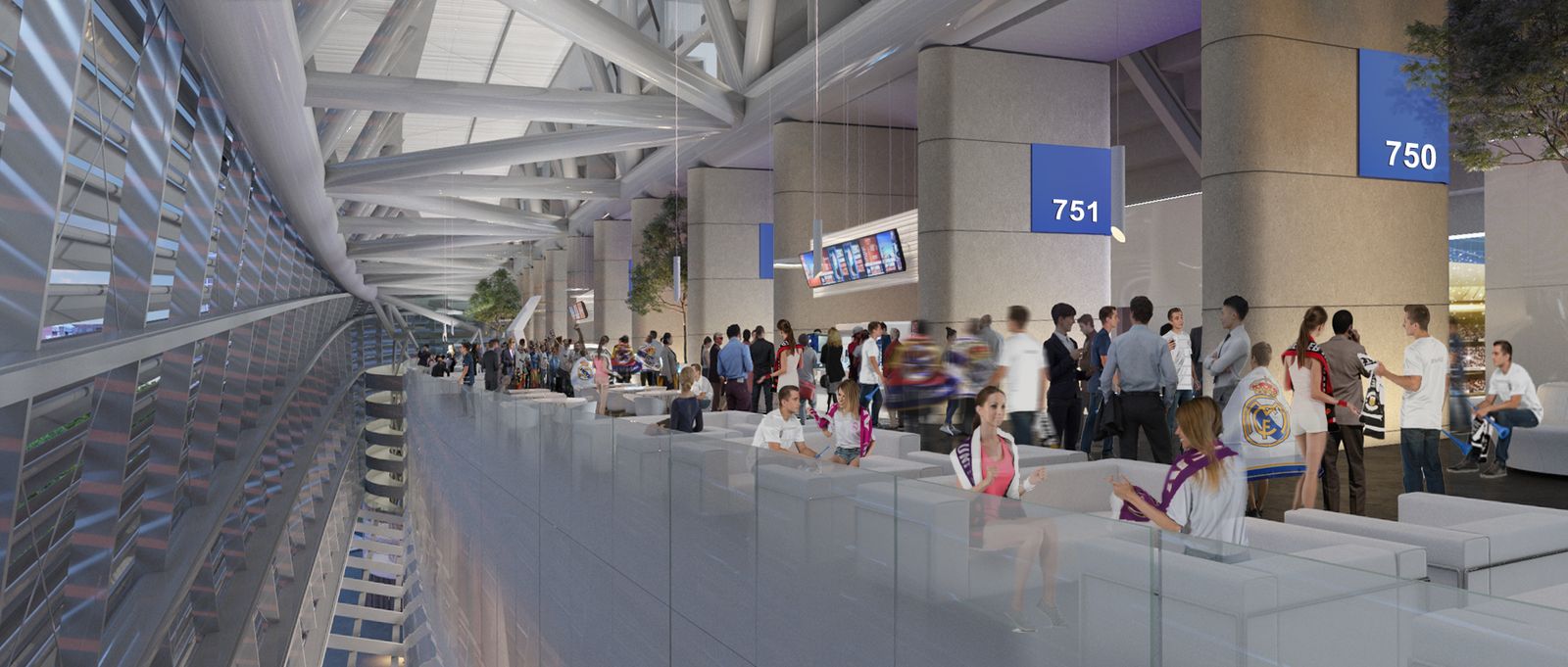 Así será la cubierta del Santiago Bernabéu con acero de Acerinox