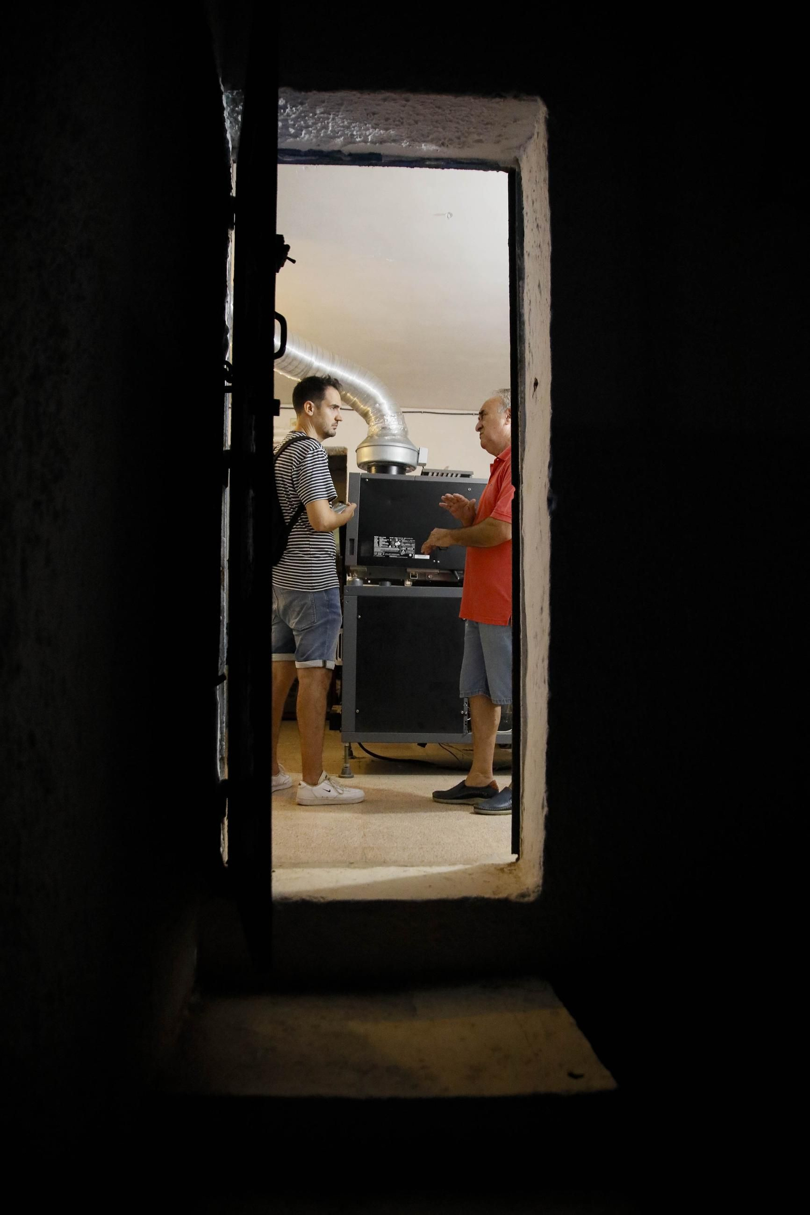 Imágenes de la última proyección en el cine de verano de Garrucha Imágenes de la última proyección en el cine de verano de Garrucha