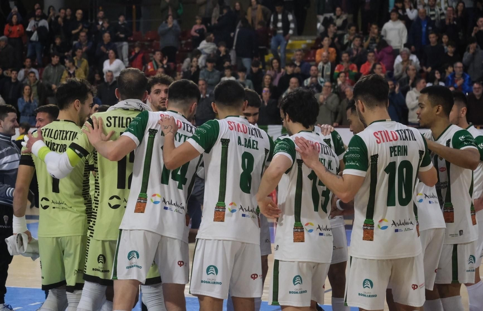 Jugadores del Córdoba Futsal durante la 23-24.