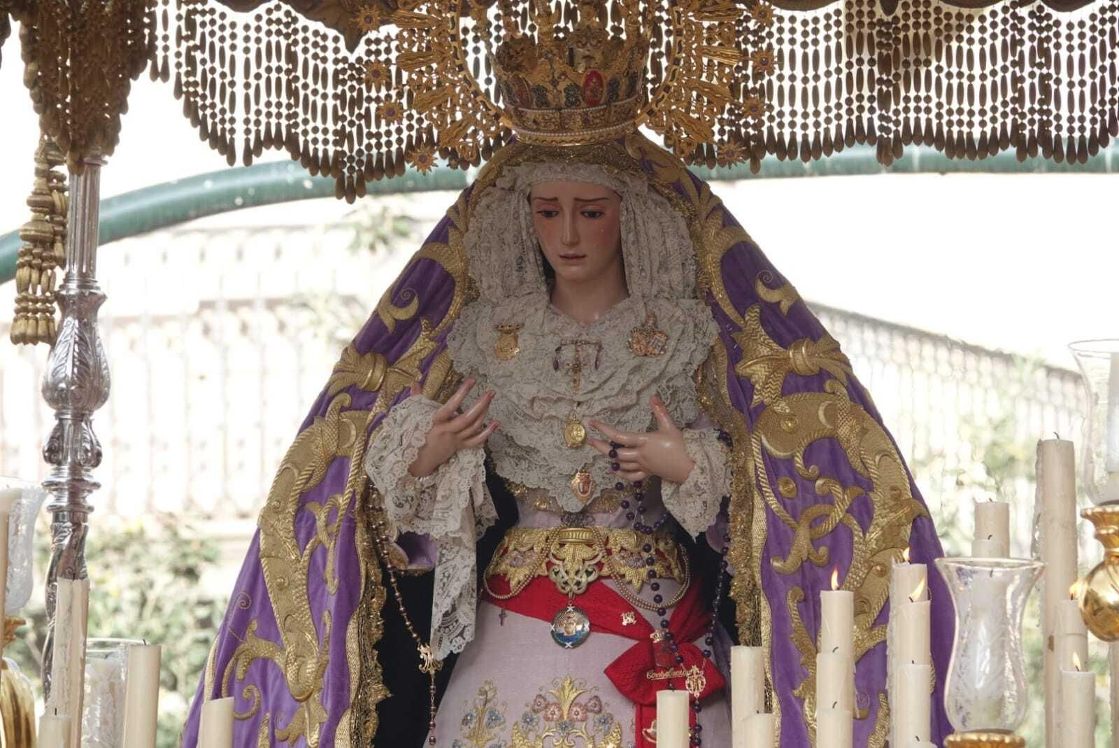 Las fotos de la Virgen de Sangre en la procesión Magna de Málaga