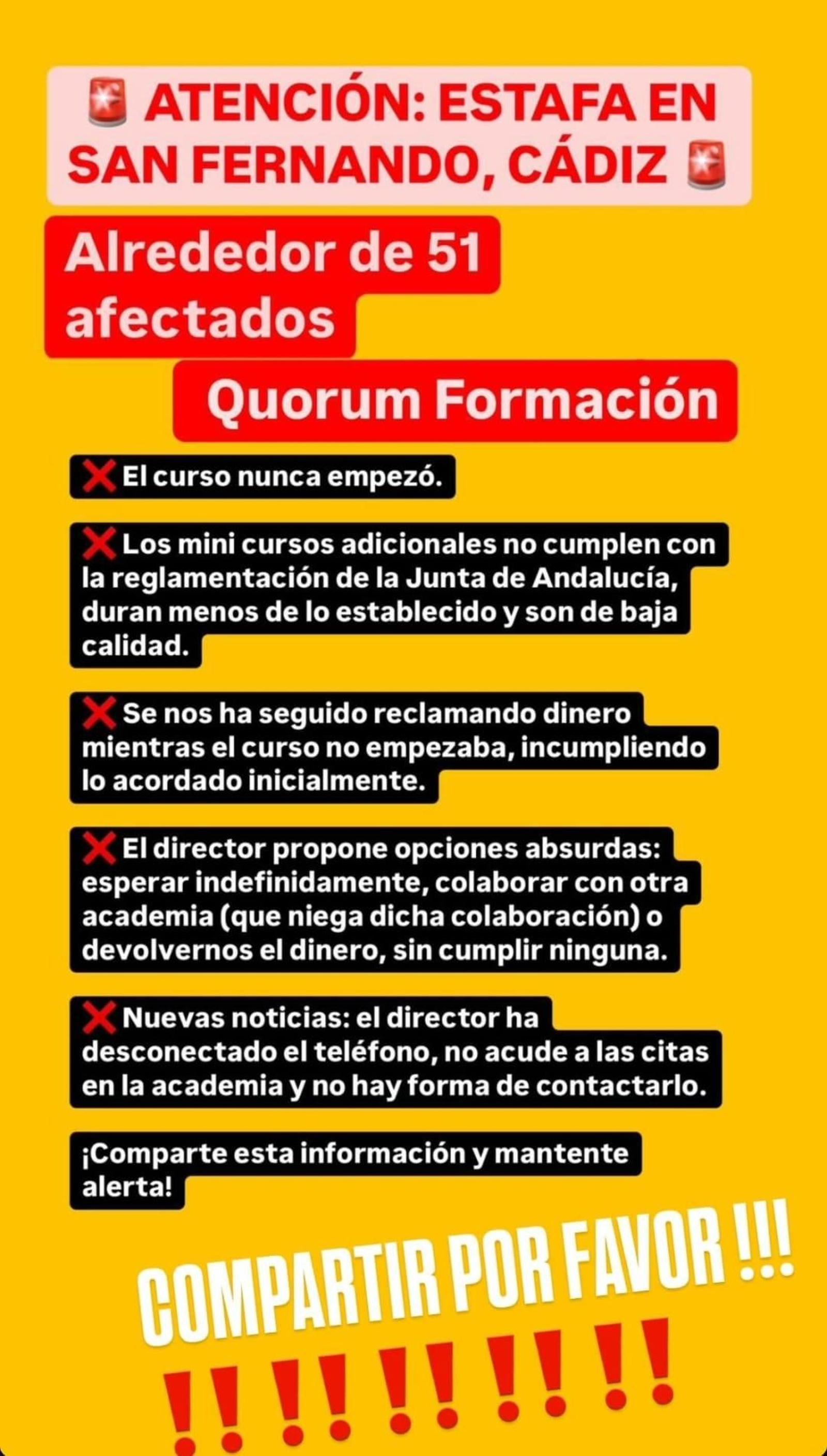 Carteles que los afectados han puesto en circulación en las redes sociales Carteles que los afectados han puesto en circulación en las redes sociales