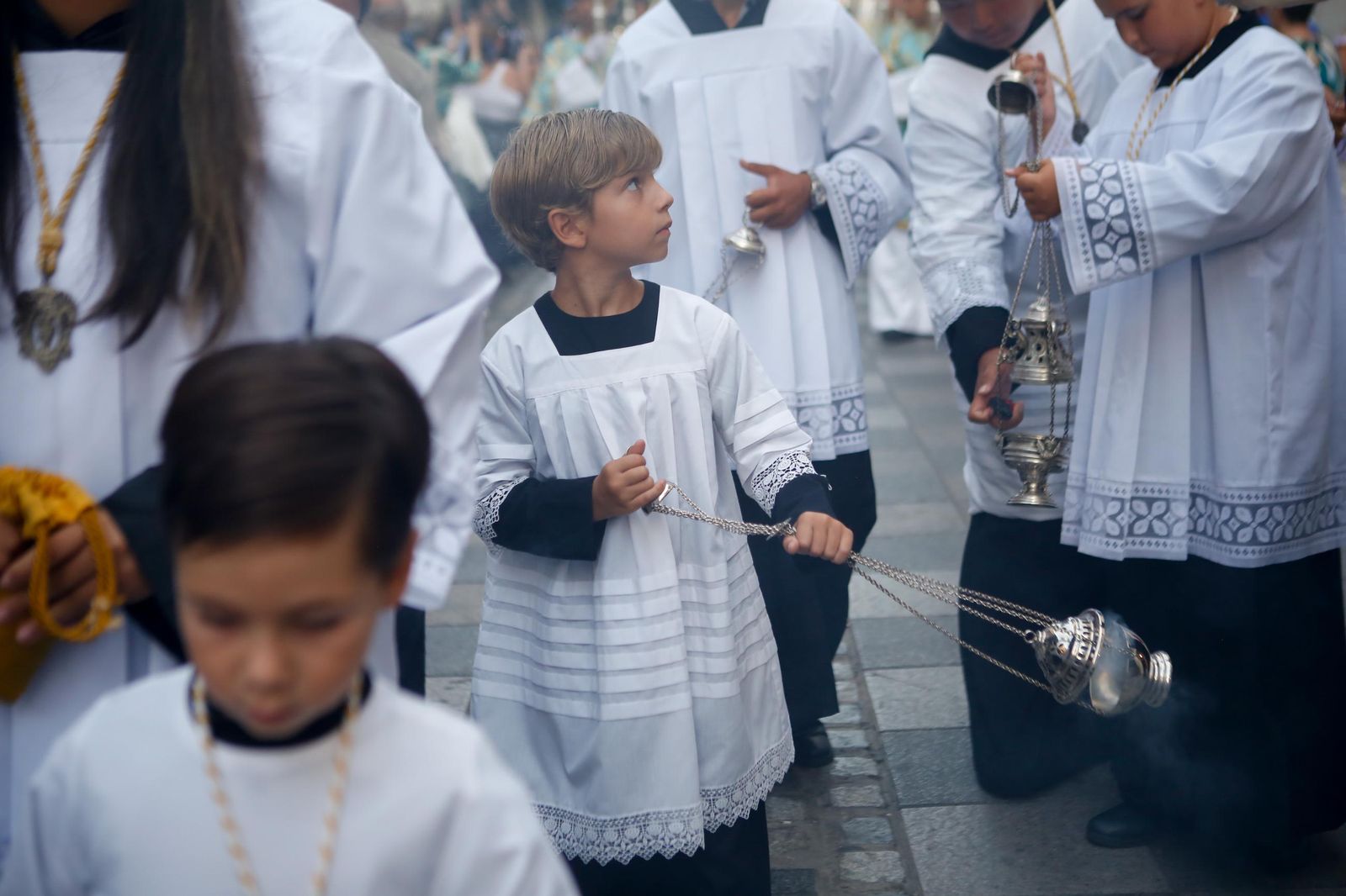 Procesión de la Virgen de la Palma, en imágenes