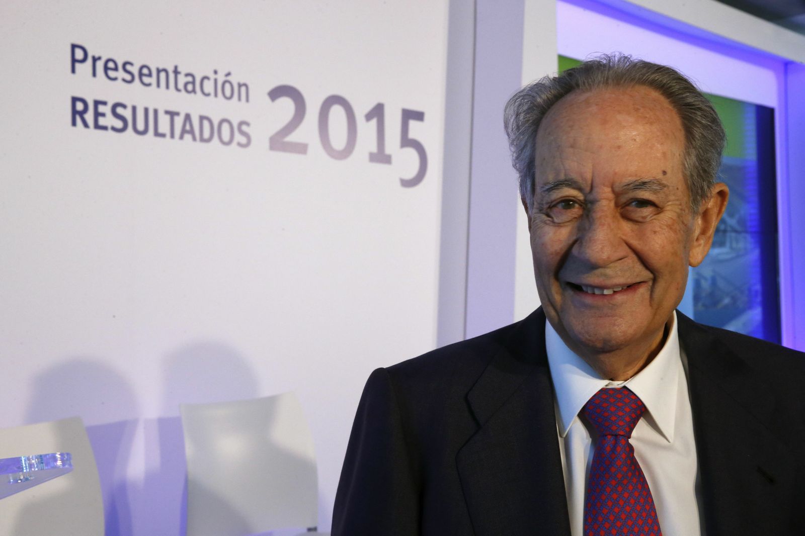 El empresario Villar Mir en la presentación de resultados de su empresa.